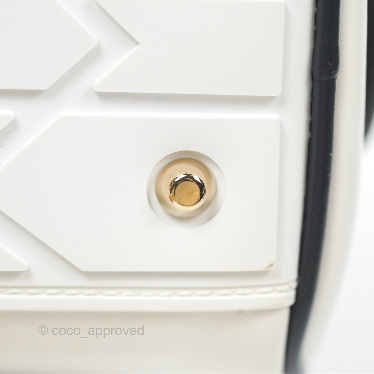 Dior Small Dior Vibe Zip Bowling Bag White Navy