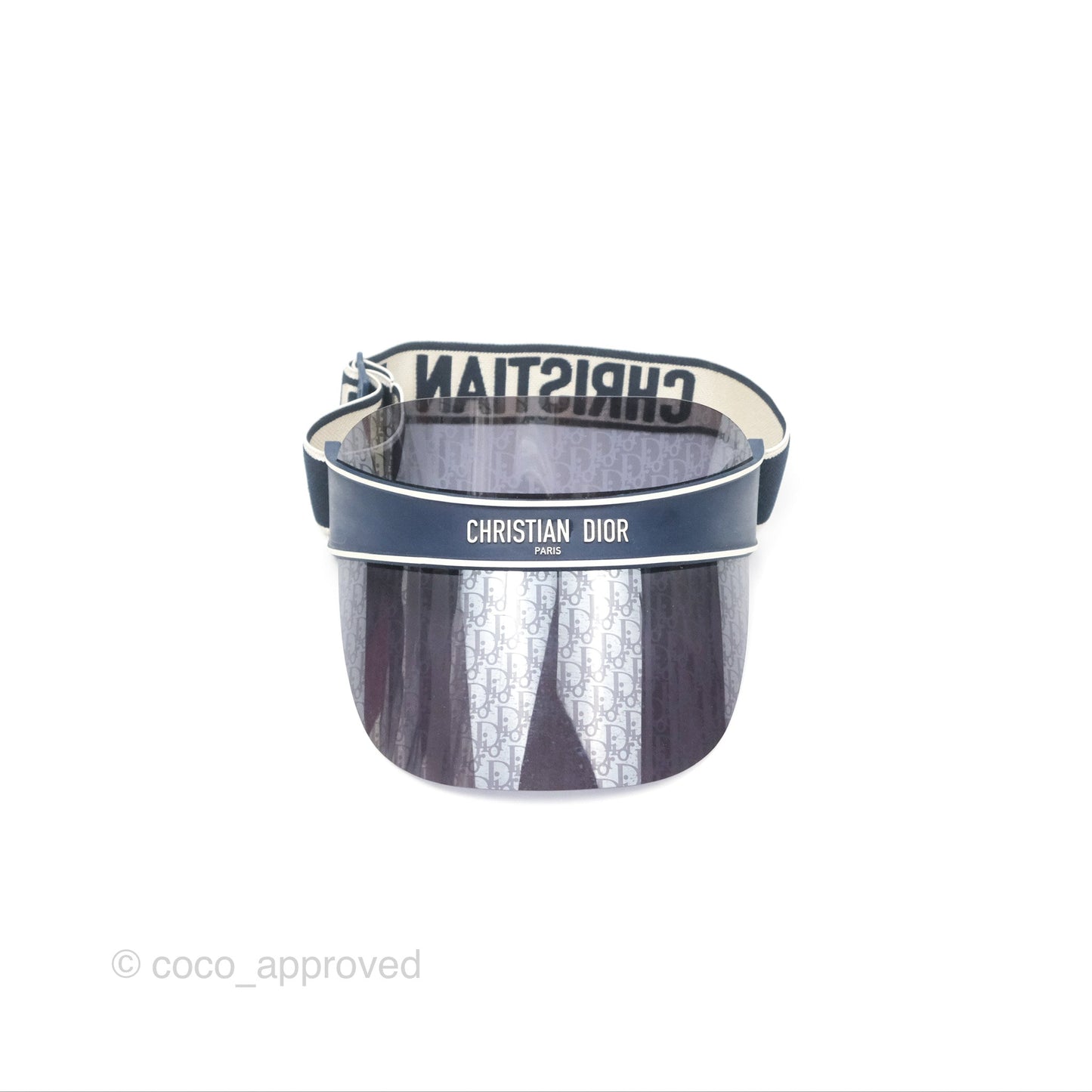Christian Dior Diorclub V1U Dior Blue Oblique Visor