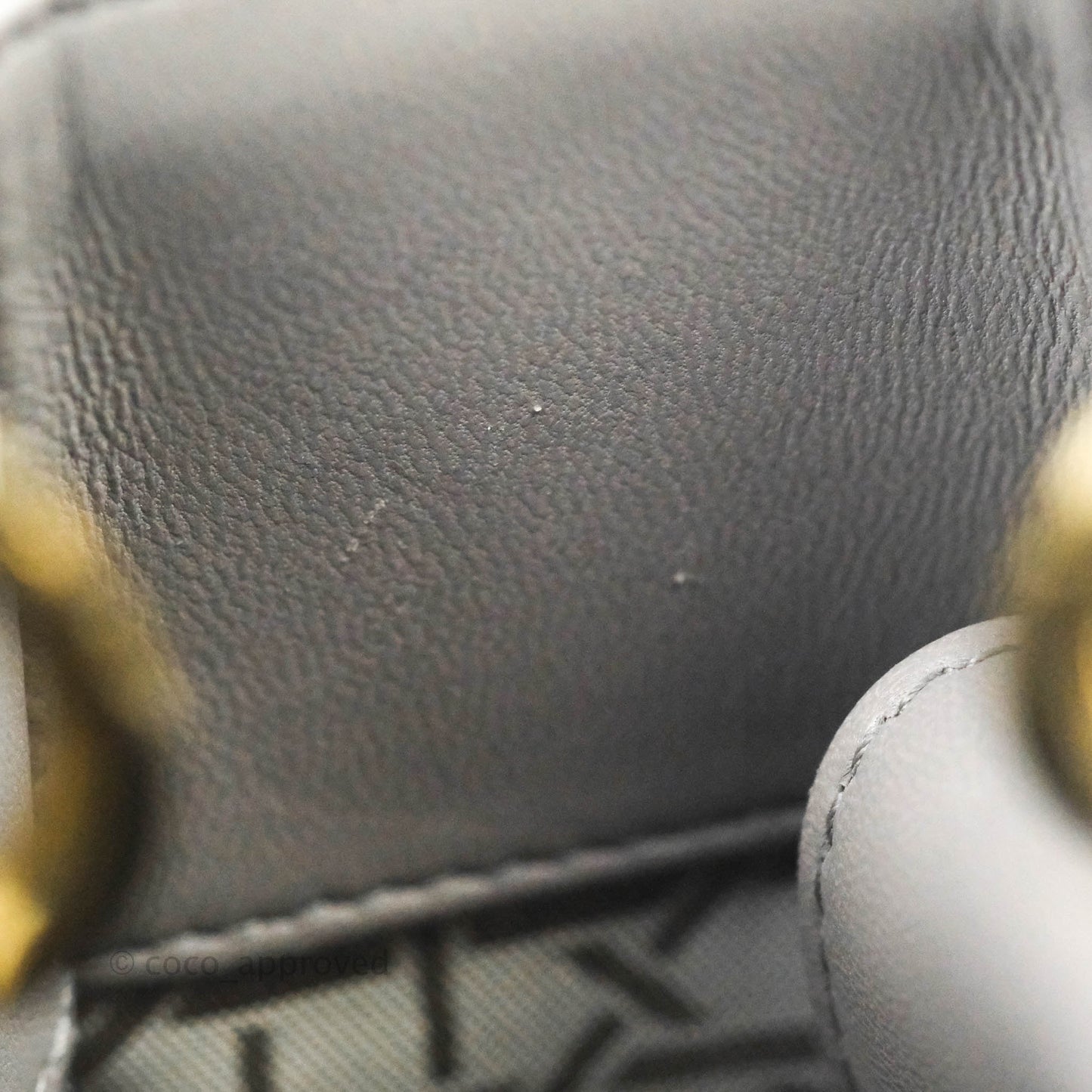 Christian Dior Lambskin My ABCDior Lady Dior Grey Gold Hardware