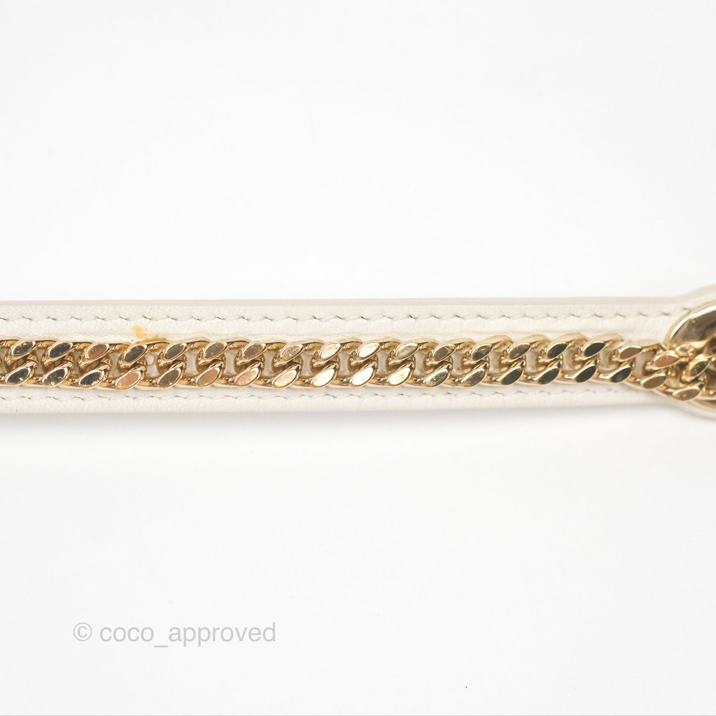 Christian Dior Cannage Mini Lady Dior White Gold Hardware
