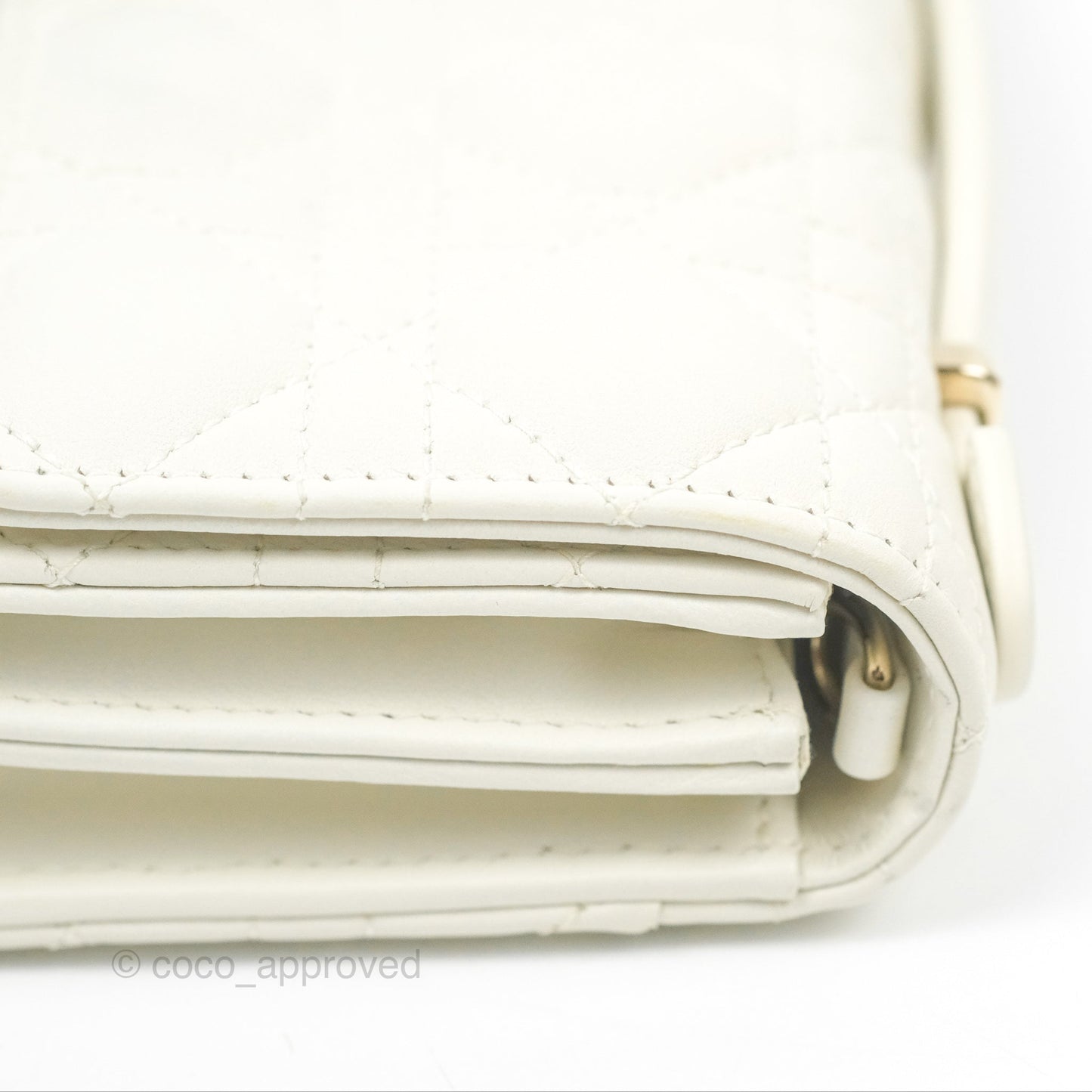 Dior Miss Dior Mini Bag White Cannage Lambskin