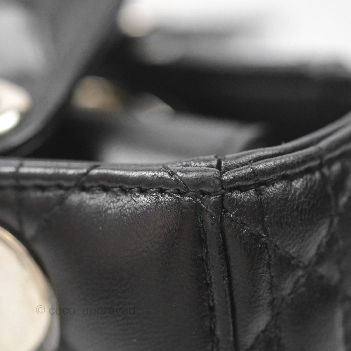 Christian Dior My ABCDior Lady Dior Black Lambskin Silver Hardware