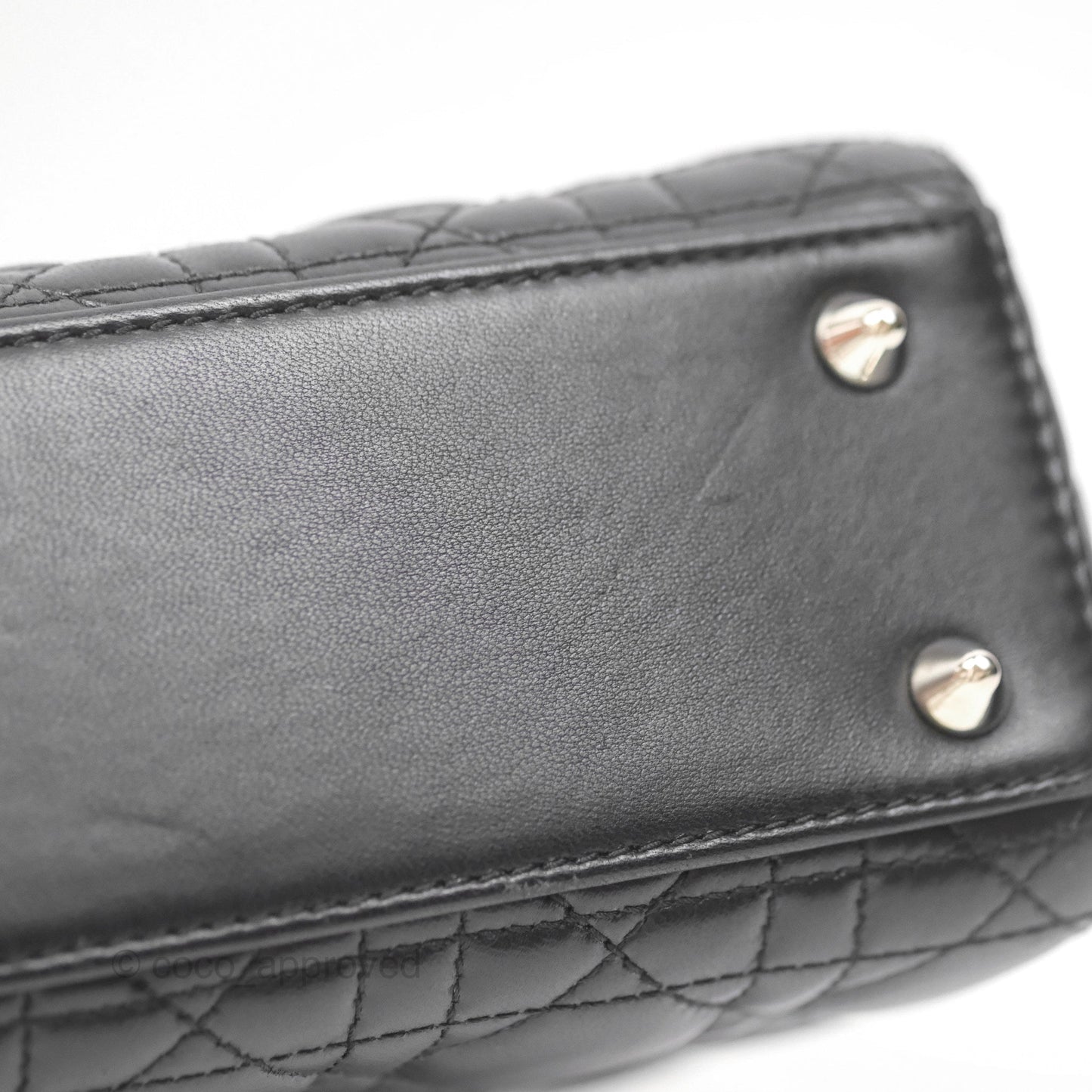 Christian Dior My ABCDior Lady Dior Black Lambskin Silver Hardware