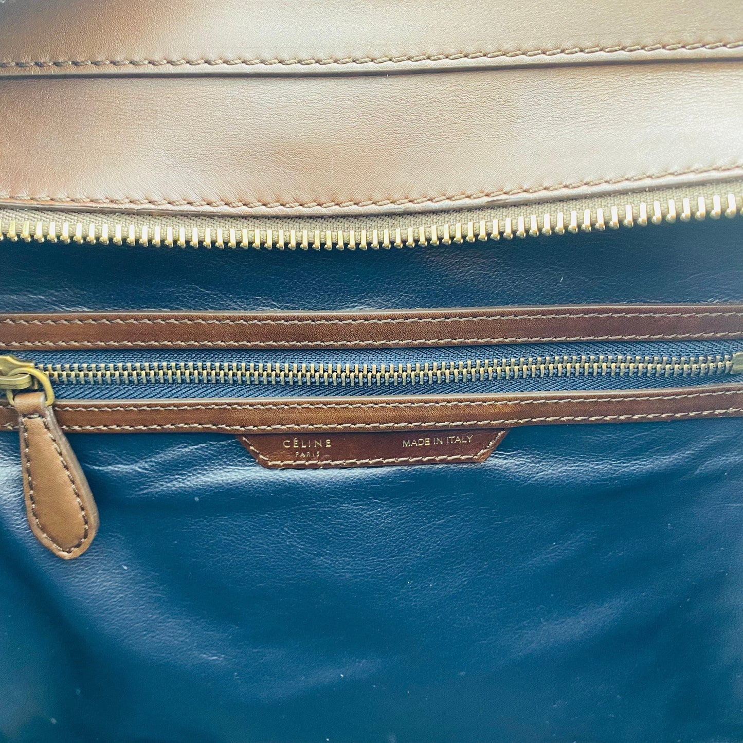 Celine Celine Leather Luggage Medium Tote Bag
