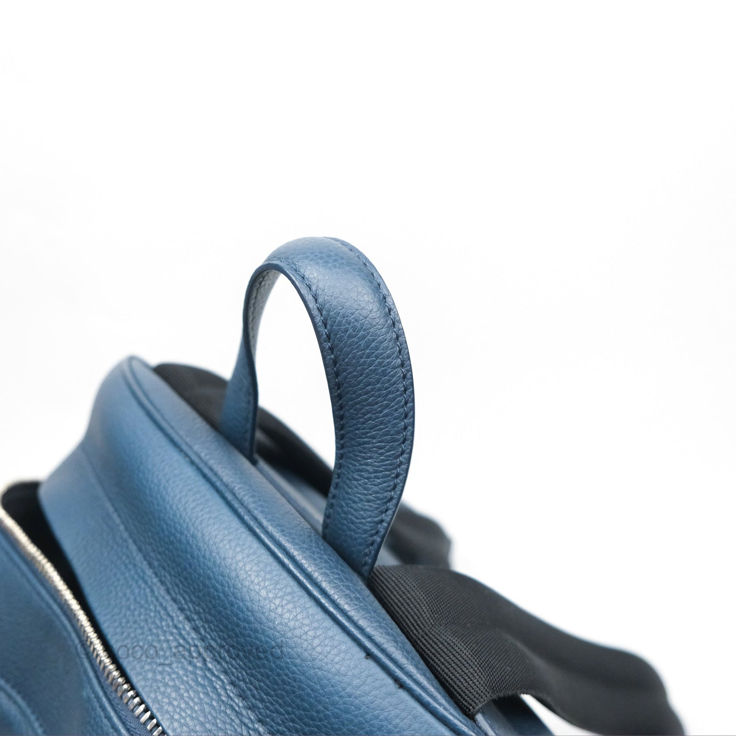 Christian Dior Backpack Calfskin Navy