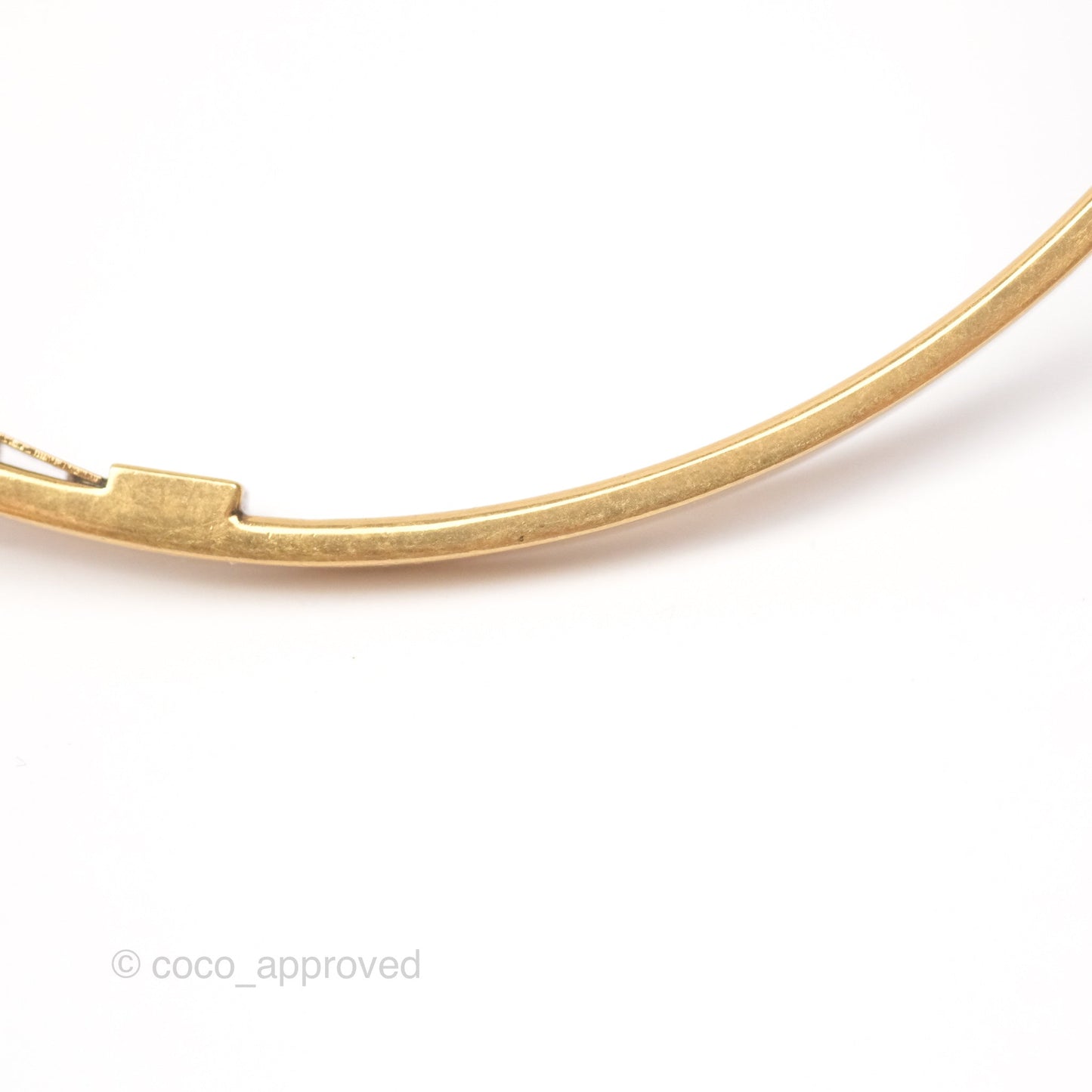 Christian Dior J'adior Choker Gold Tone