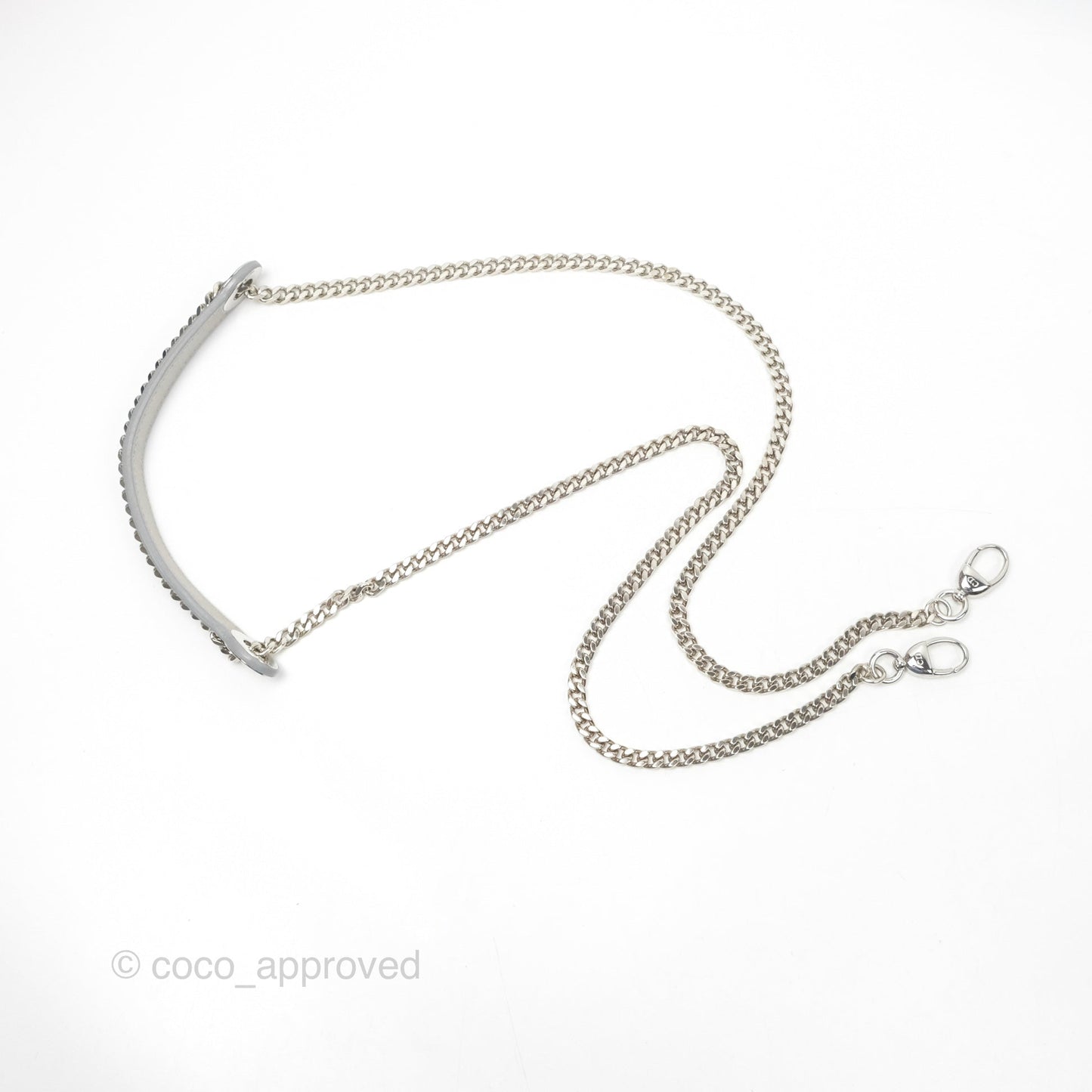 Christian Dior Mini Lady Dior Metallic Silver Nubuck Silver Hardware