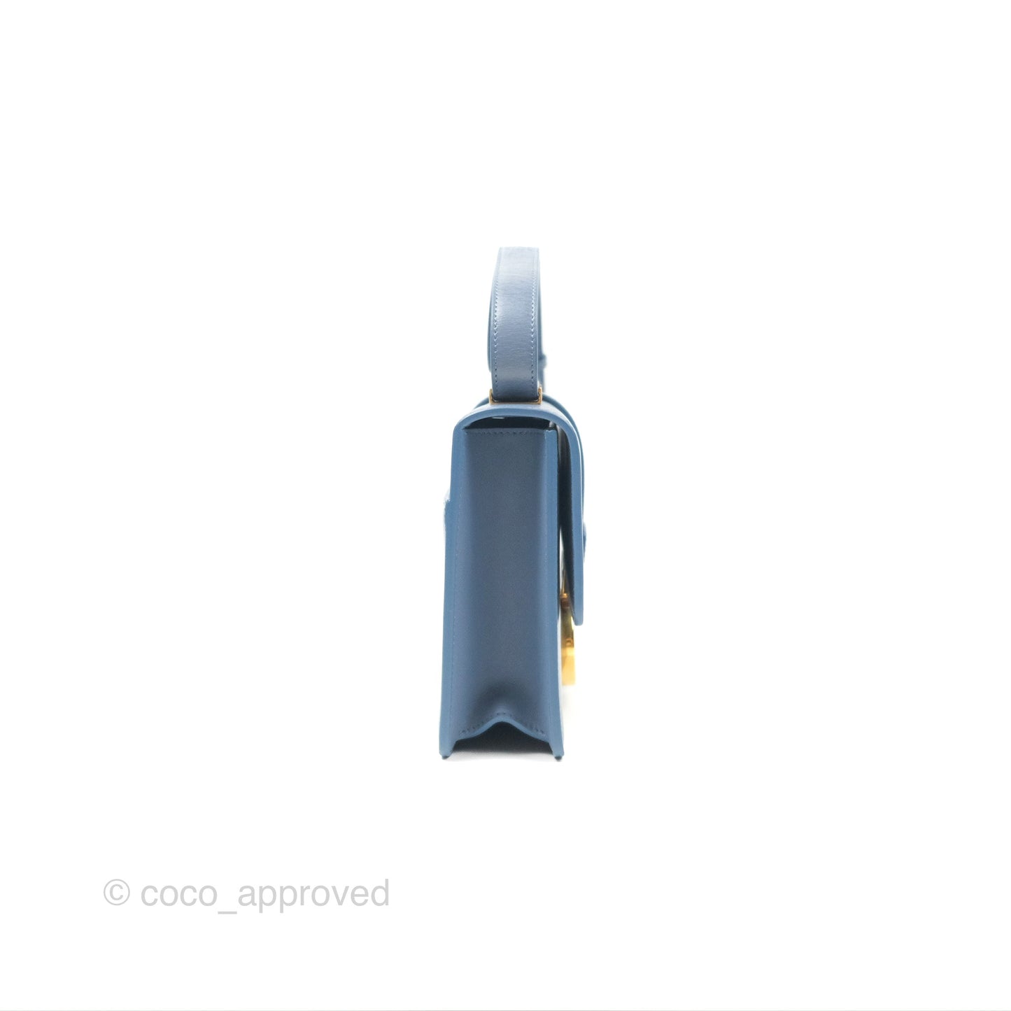 Dior 30 Montaigne Bag Blue Box Calfskin