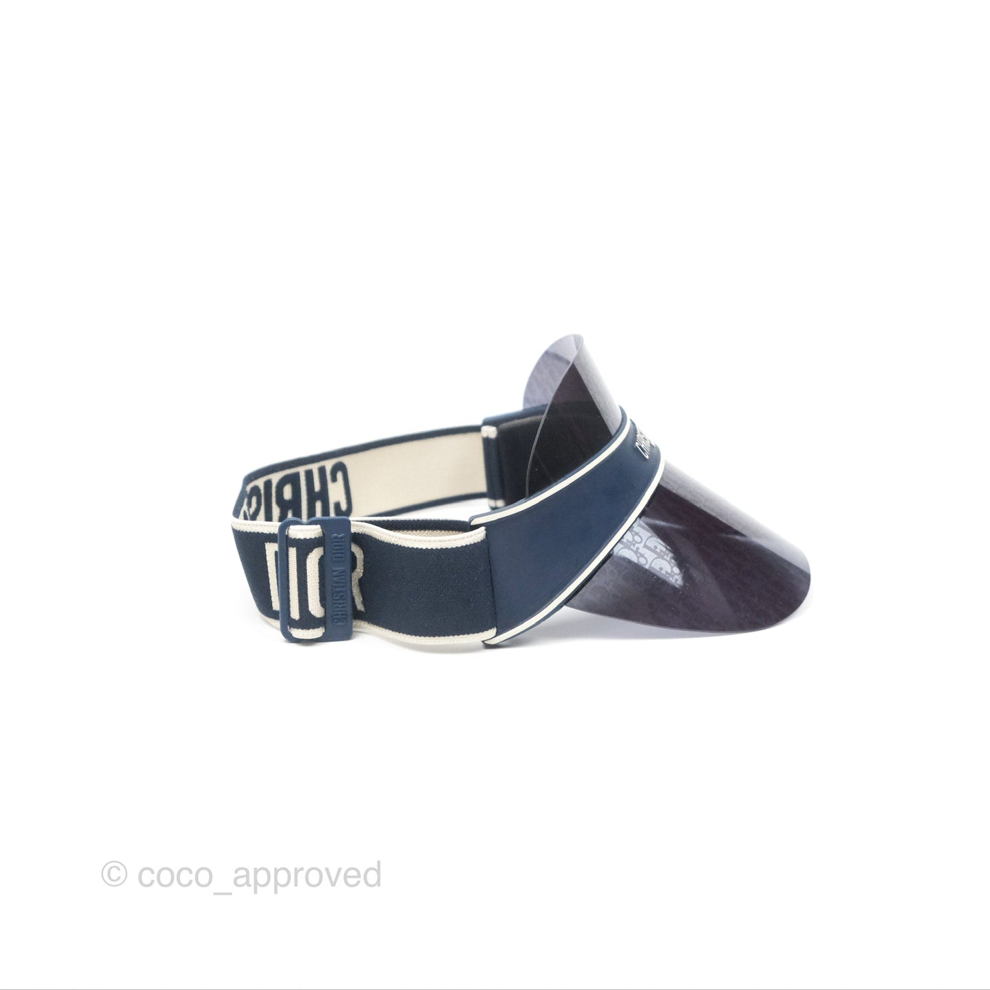 Christian Dior Diorclub V1U Dior Blue Oblique Visor