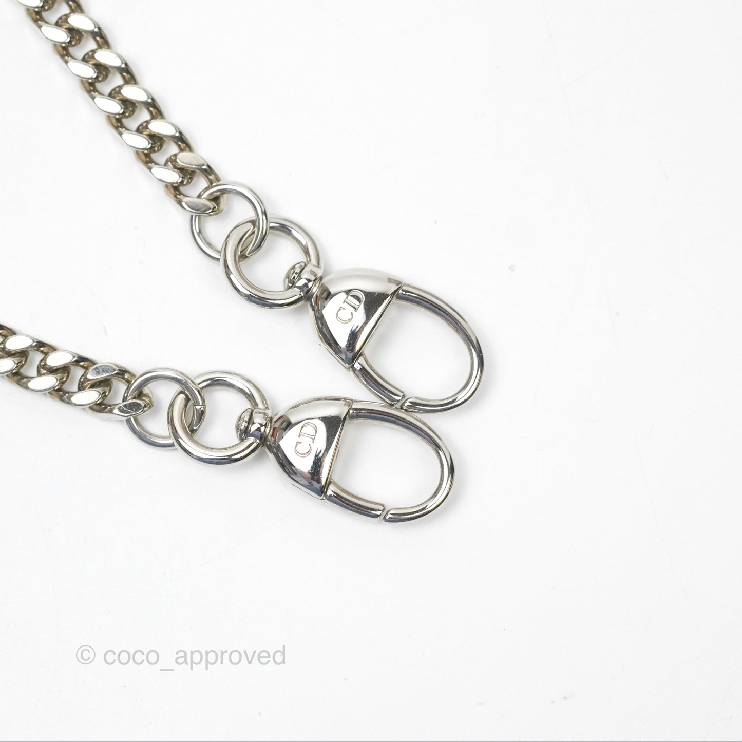 Christian Dior Mini Lady Dior Metallic Silver Nubuck Silver Hardware