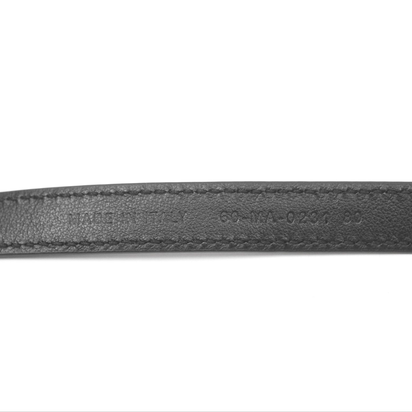 Christian Dior Dior-ID Belt Black Smooth Calfskin Size 80