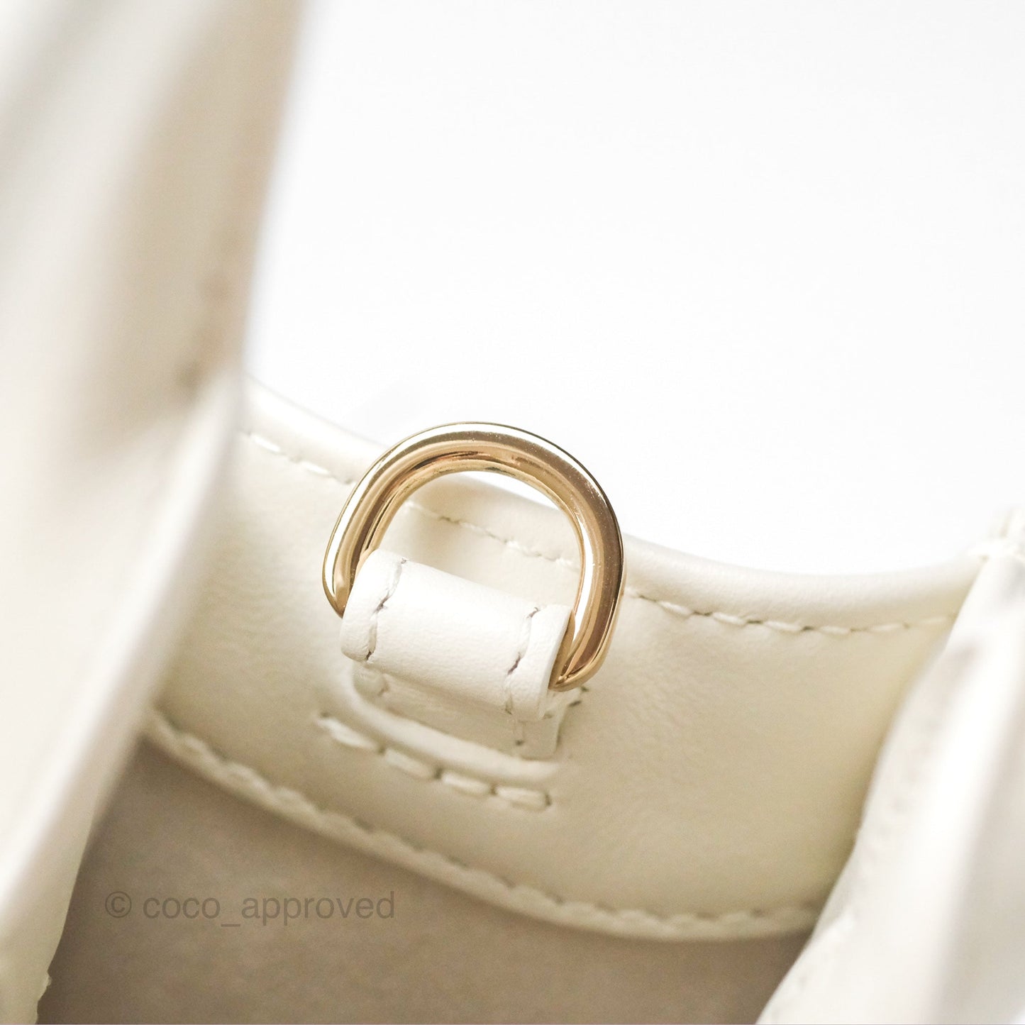 Christian Dior Mini Dior Book Tote Latte Macrocannage Calfskin Gold Hardware