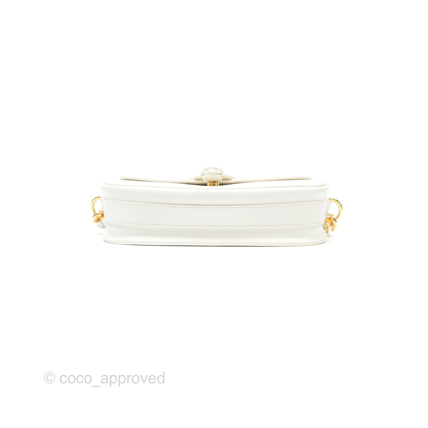 Christian Dior Bobby East-West Bag Calfskin White