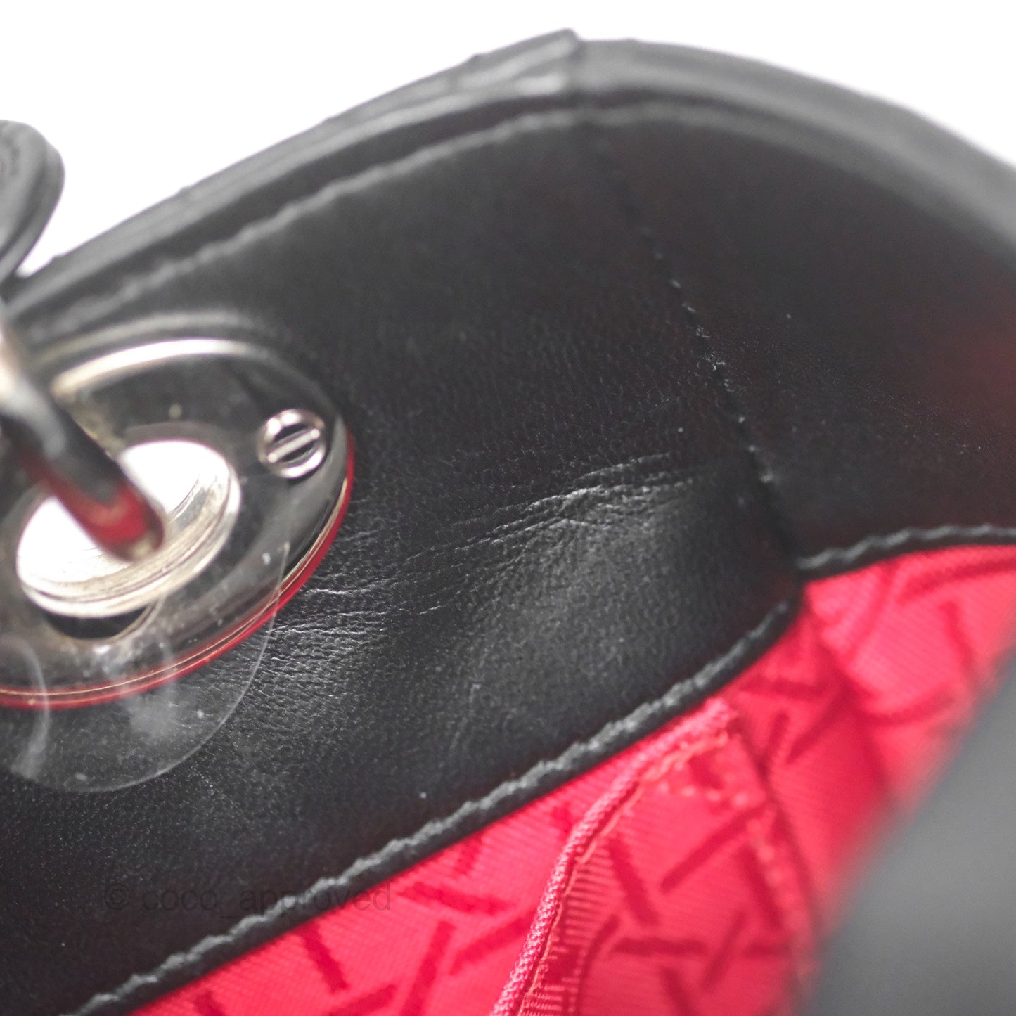 Christian Dior My ABCDior Lady Dior Black Lambskin Silver Hardware