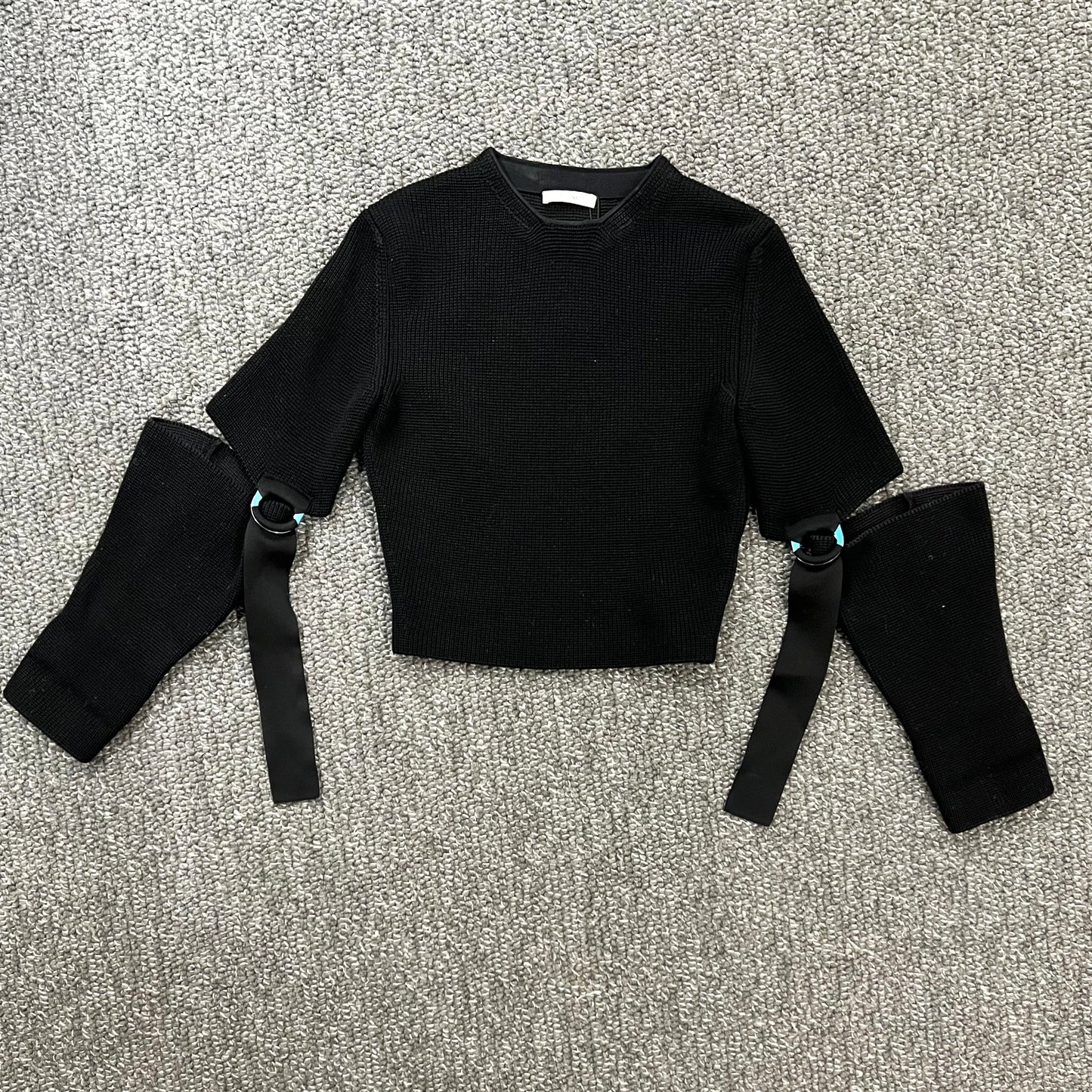 Celine in Cotton and Viscose Collar Sweater