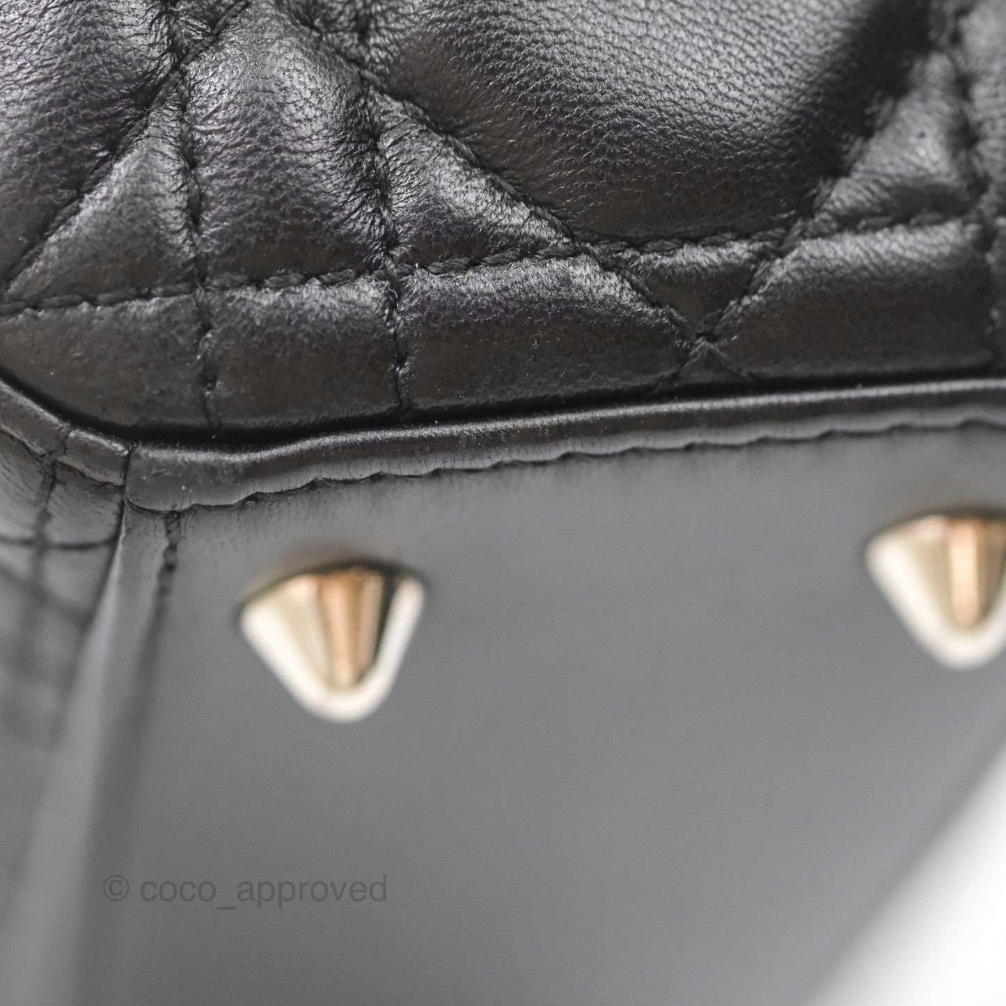 Christian Dior My ABCDior Lady Dior Black Lambskin Silver Hardware