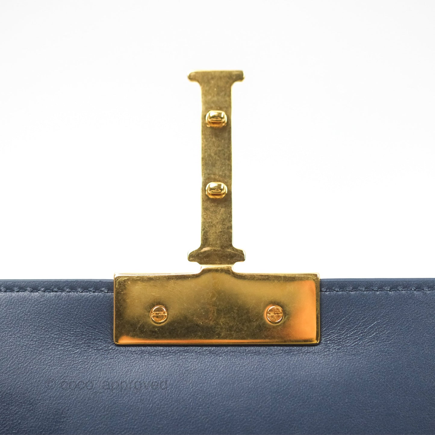 Dior 30 Montaigne Bag Navy Shiny Crinkled Lambskin