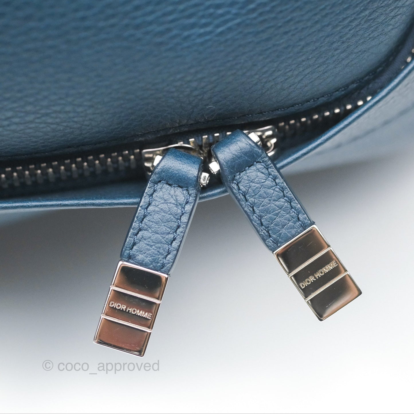 Christian Dior Backpack Calfskin Navy