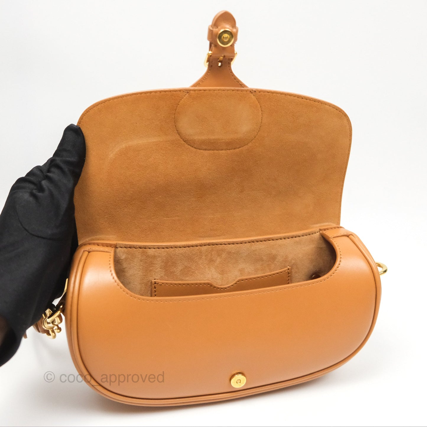 Christian Dior Bobby East-West Bag Calfskin Camel