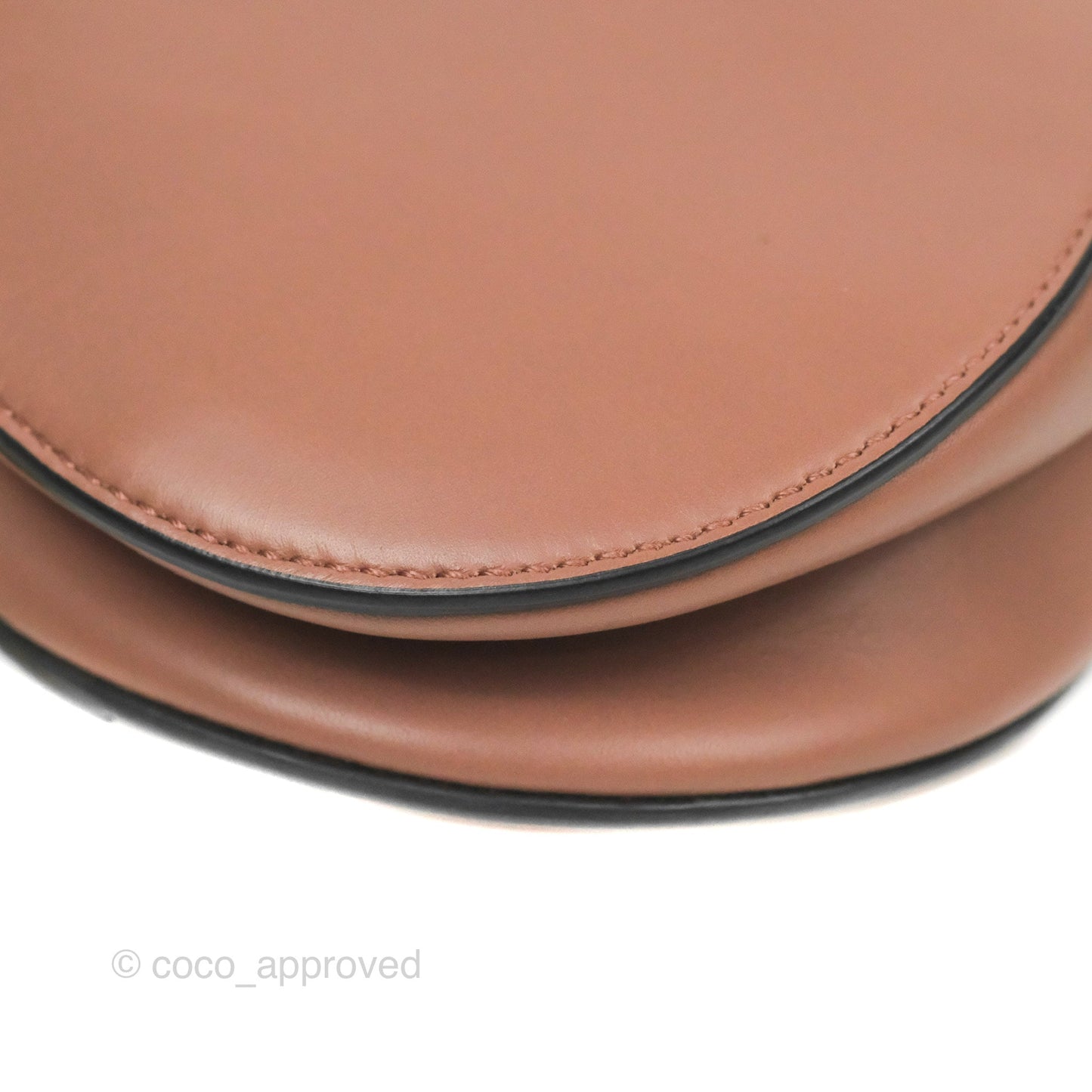 Christian Dior Mini Saddle Bag Rose Taupe Grained Calfskin Gold Hardware