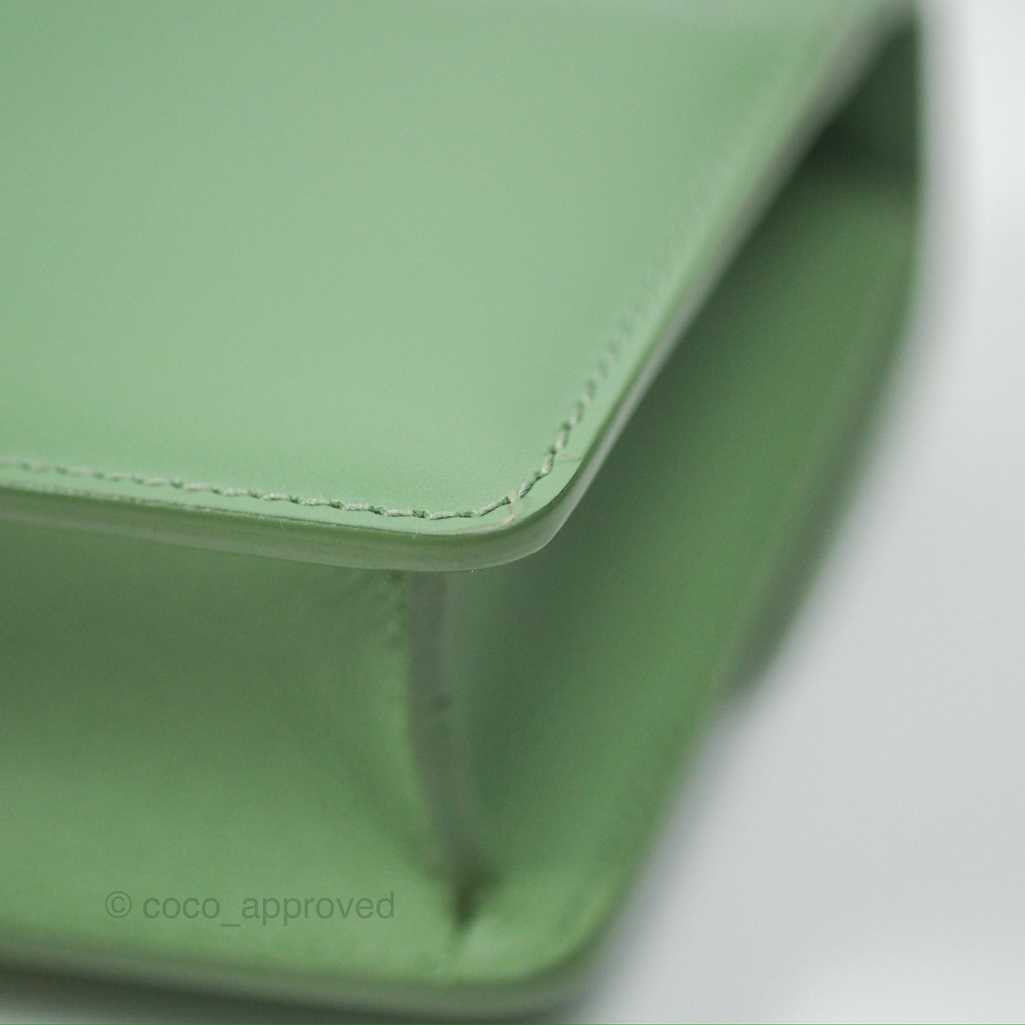 Dior Micro 30 Montaigne Flap Bag Mint Green Smooth Calfskin