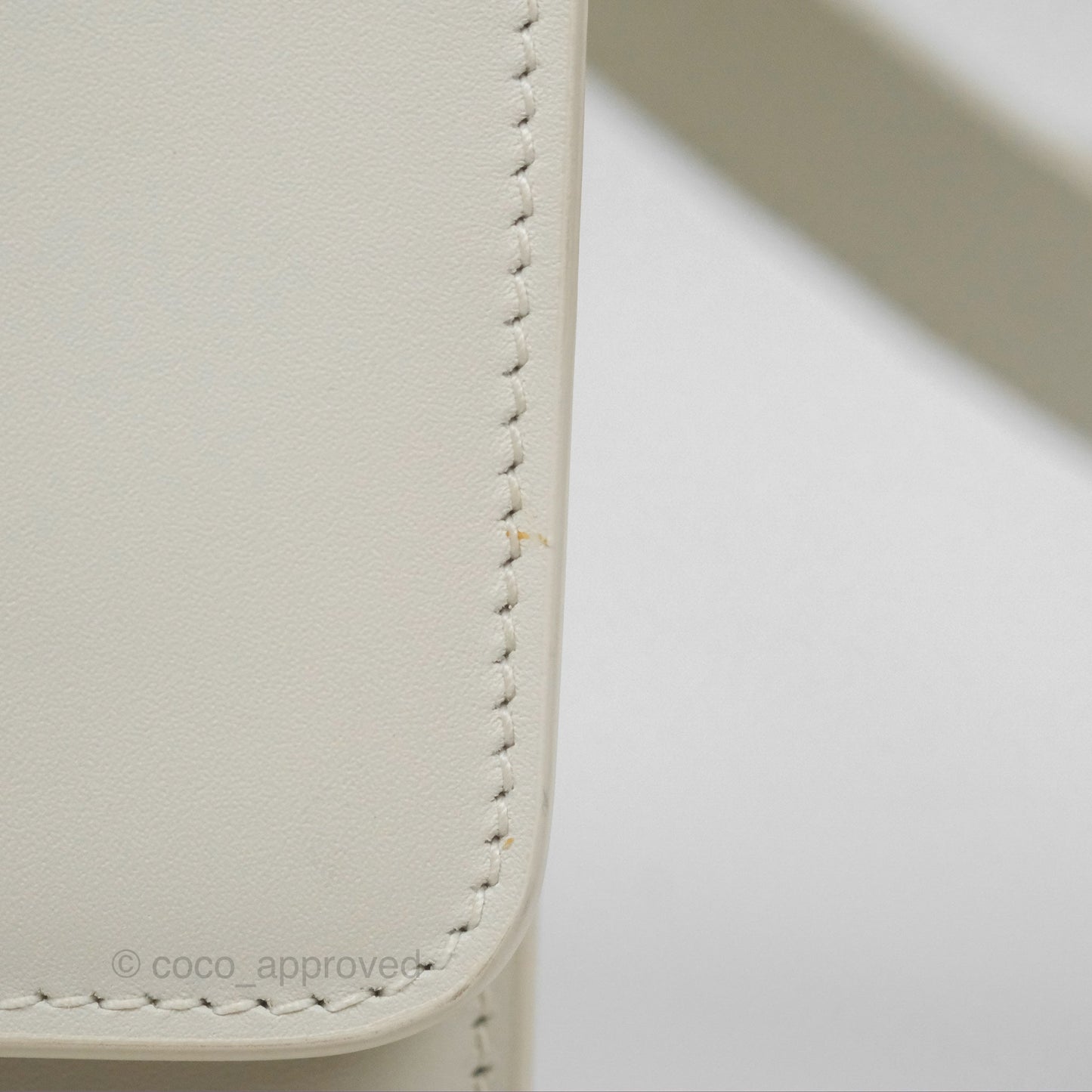 Christian Dior Small 30 Montaigne Box Bag White Calfskin