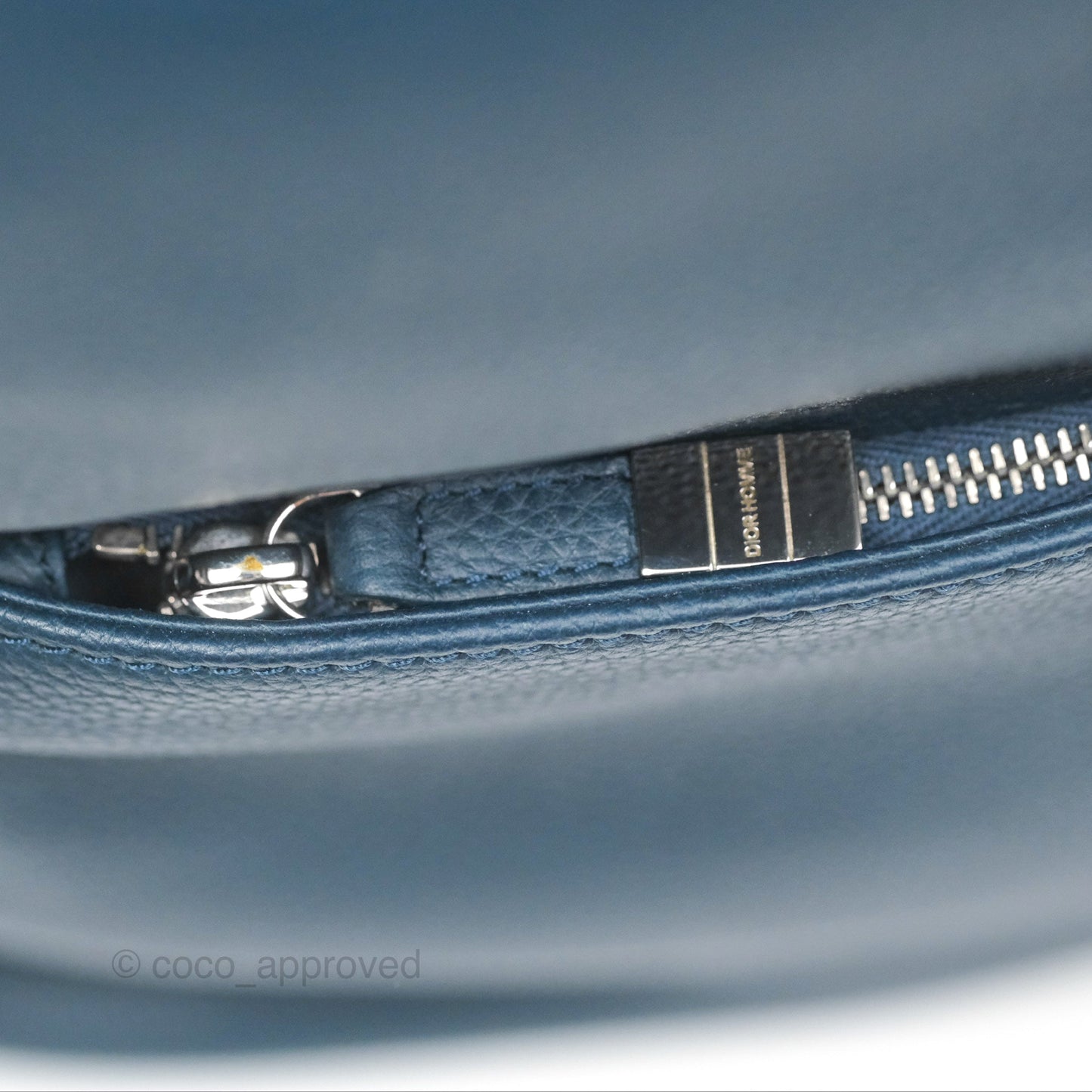 Christian Dior Backpack Calfskin Navy