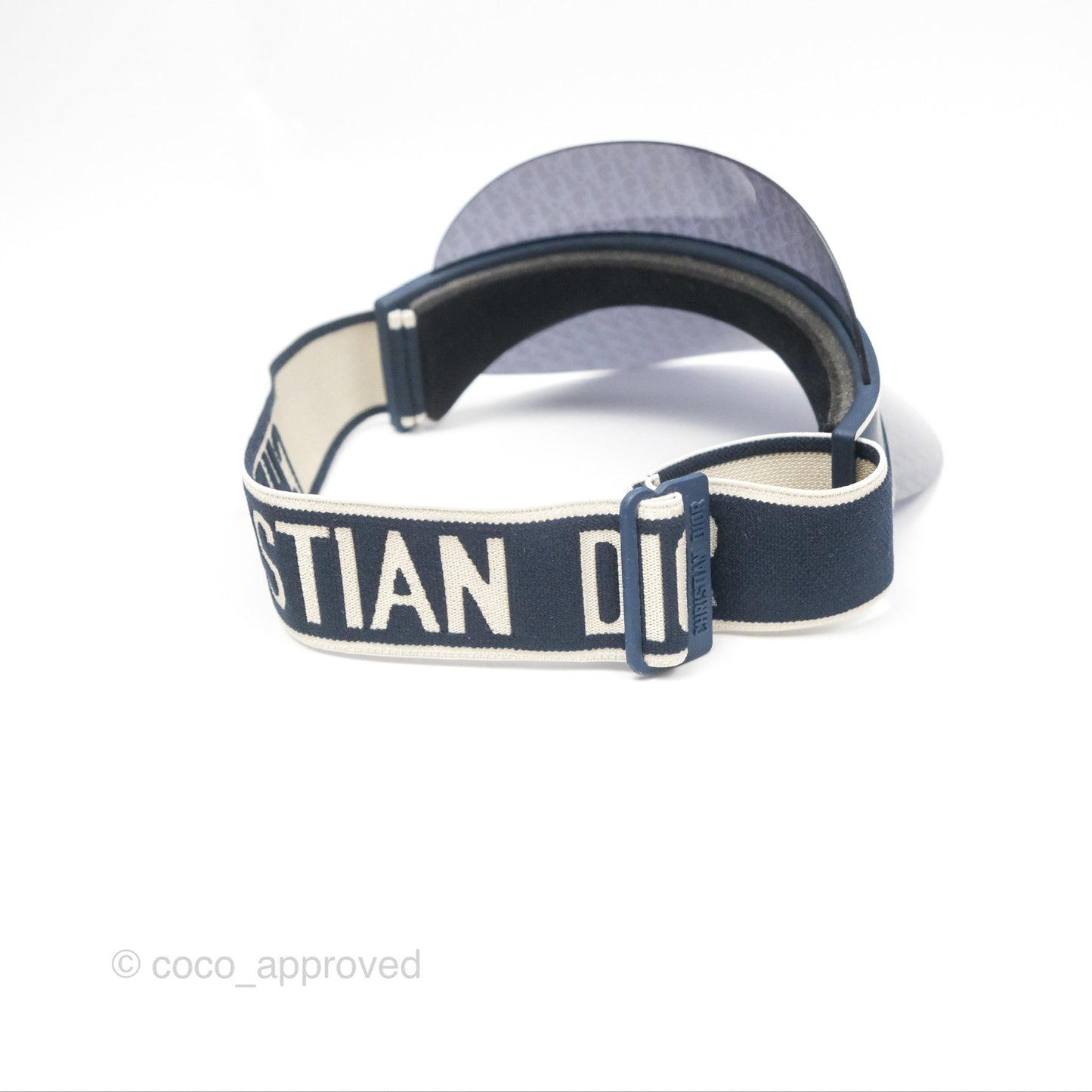 Christian Dior Diorclub V1U Dior Blue Oblique Visor