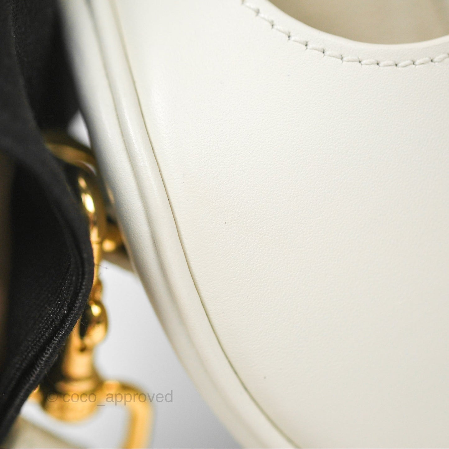 Christian Dior Bobby East-West Bag Calfskin White