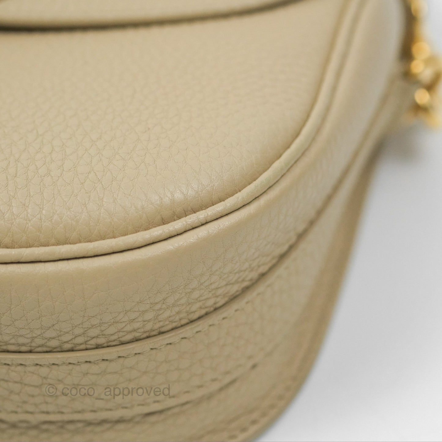 Christian Dior Medium Bobby Flap Beige Grained Calfskin