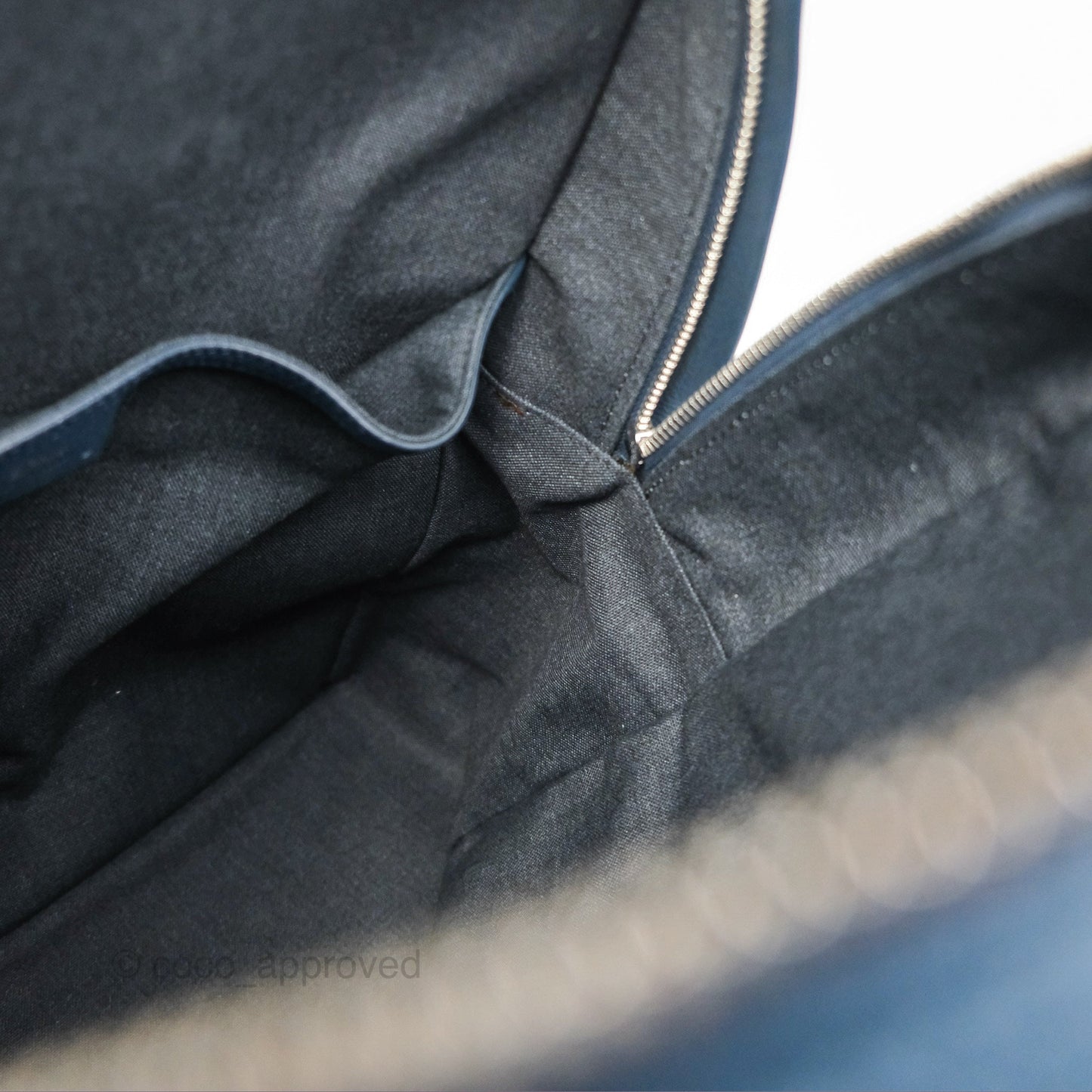 Christian Dior Backpack Calfskin Navy