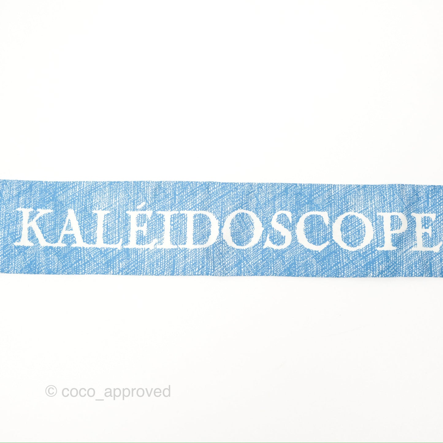 Christian Dior Kaléidoscope Mitzah Silk Twilly Blue