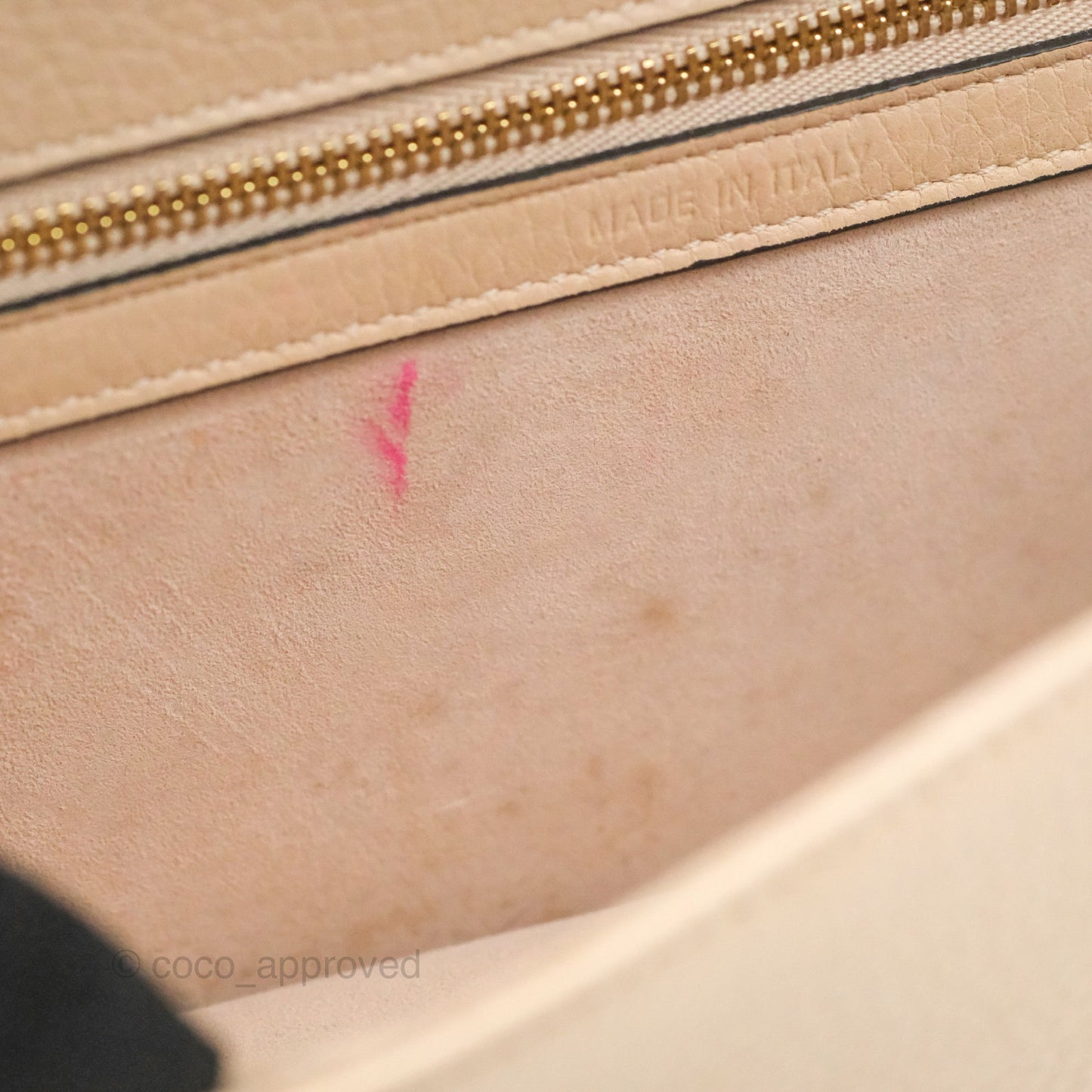 Christian Dior Small Diorama Calfskin Flap Bag Nude Pink Gold Hardware