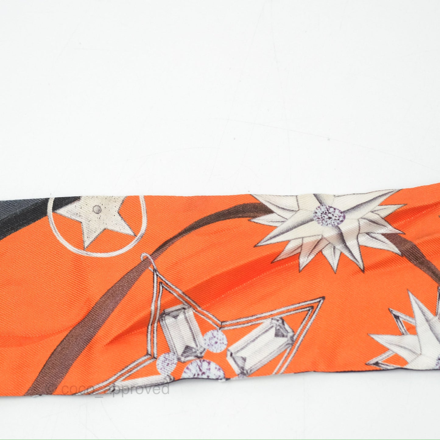 Dior ABCDior Silk Mitzah Scarf Letter S