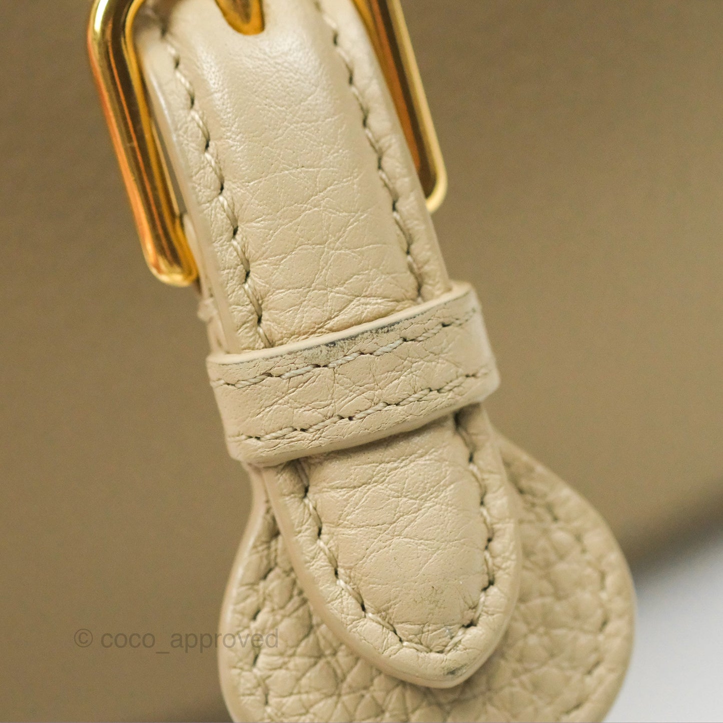Christian Dior Medium Bobby Flap Beige Grained Calfskin