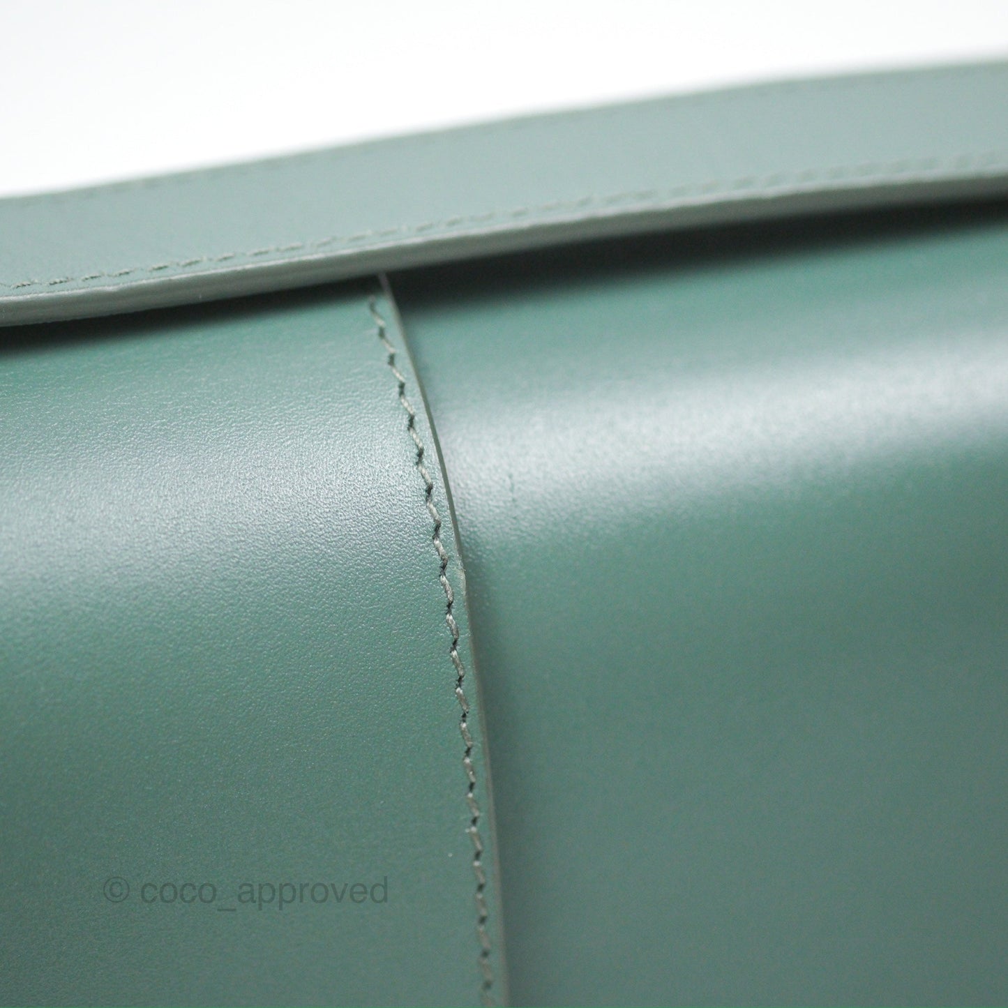 Dior 30 Montaigne Bag Teal Green Box Calfskin
