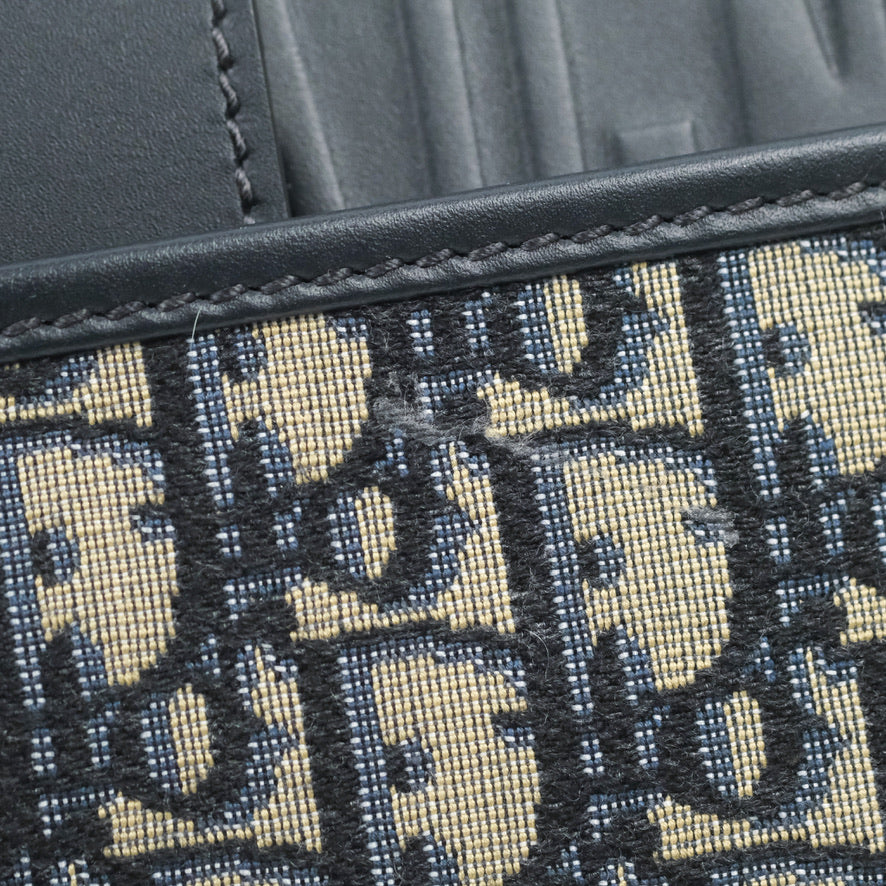 Dior 30 Montaigne Bag Blue Dior Oblique Jacquard