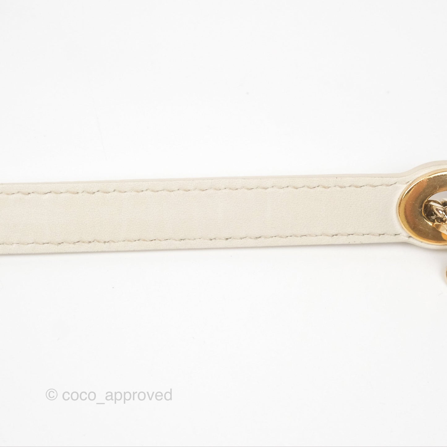 Christian Dior Cannage Mini Lady Dior White Gold Hardware