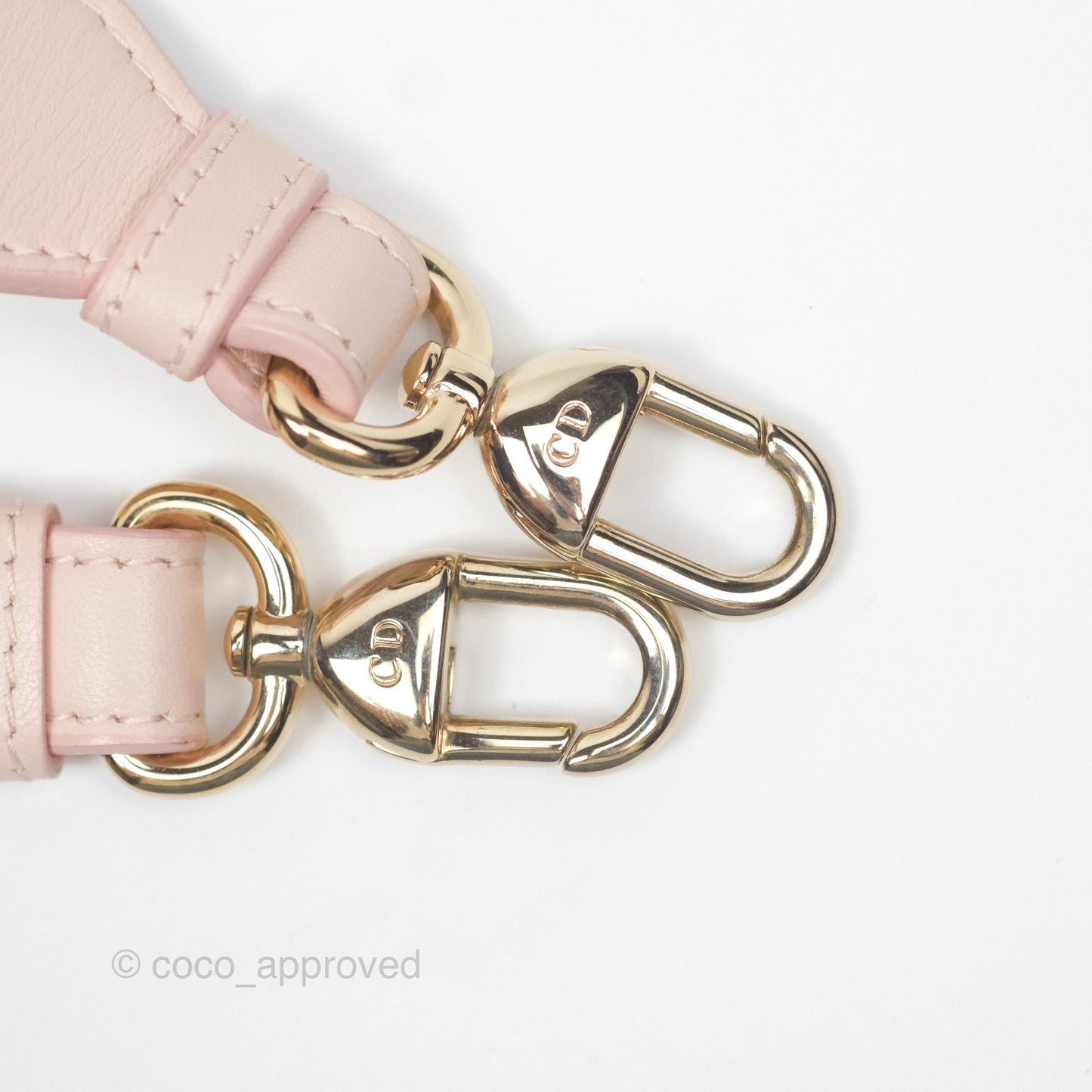 Christian Dior Lambskin My ABCDior Lady Dior Pink Gold Hardware