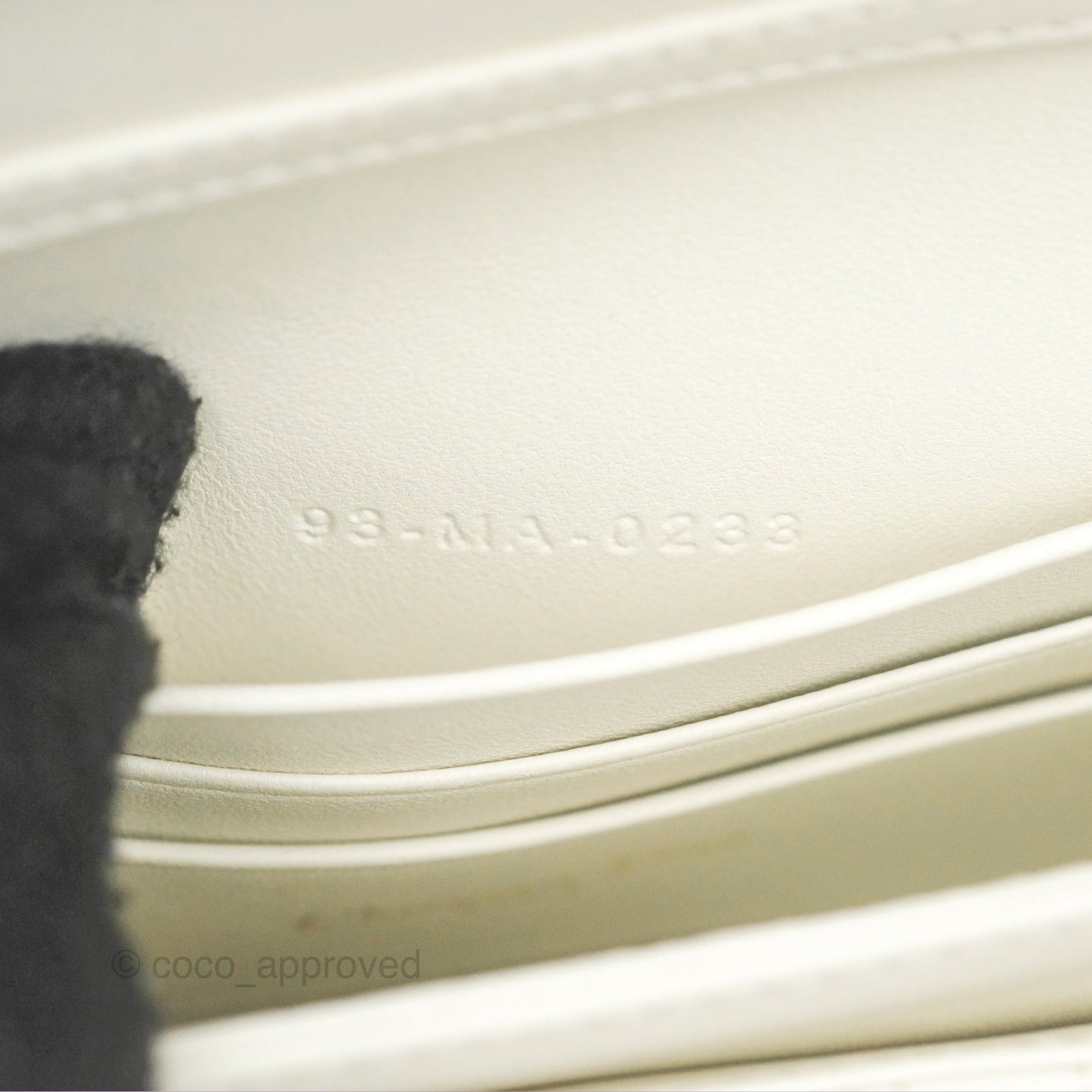 Dior Miss Dior Mini Bag White Cannage Lambskin