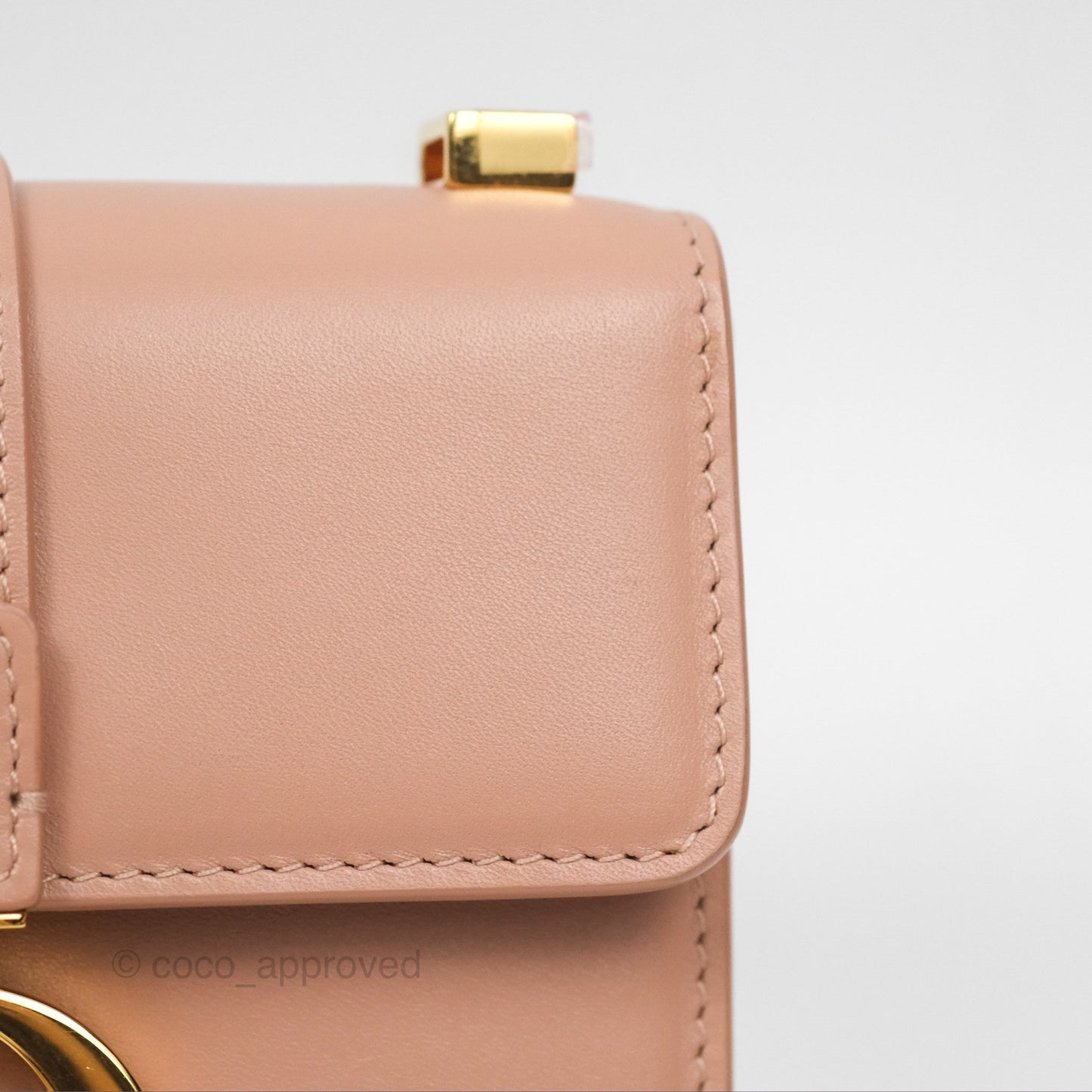 Dior Micro 30 Montaigne Flap Bag Rose Des Vents Calfskin