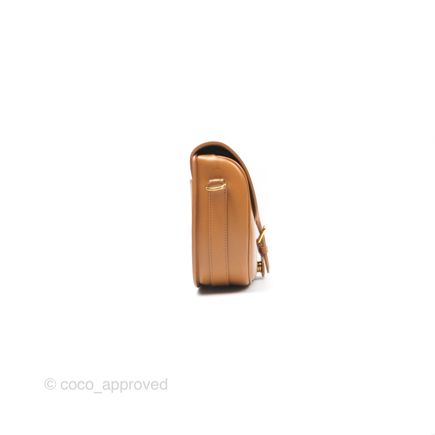 Christian Dior Medium Bobby Bag Camel Calfskin Gold Hardware