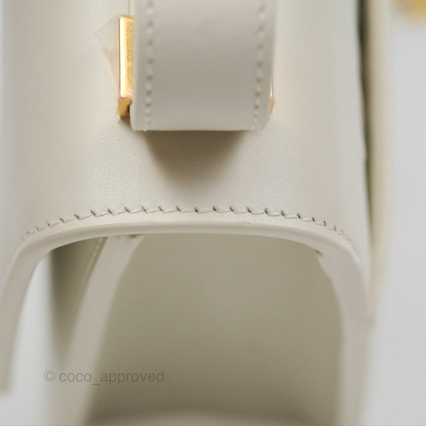 Christian Dior Small 30 Montaigne Box Bag White Calfskin