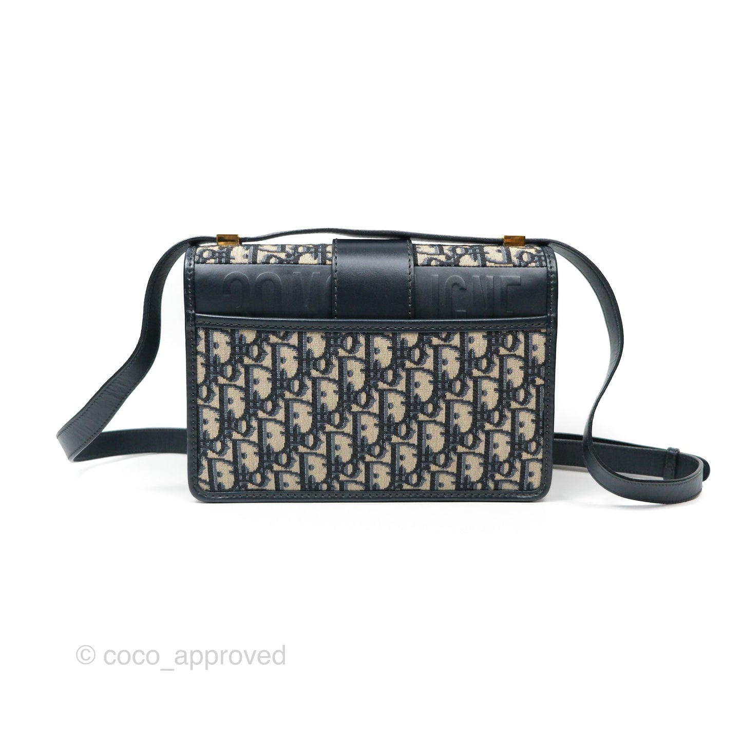 Dior 30 Montaigne Bag Navy Dior Oblique Jacquard