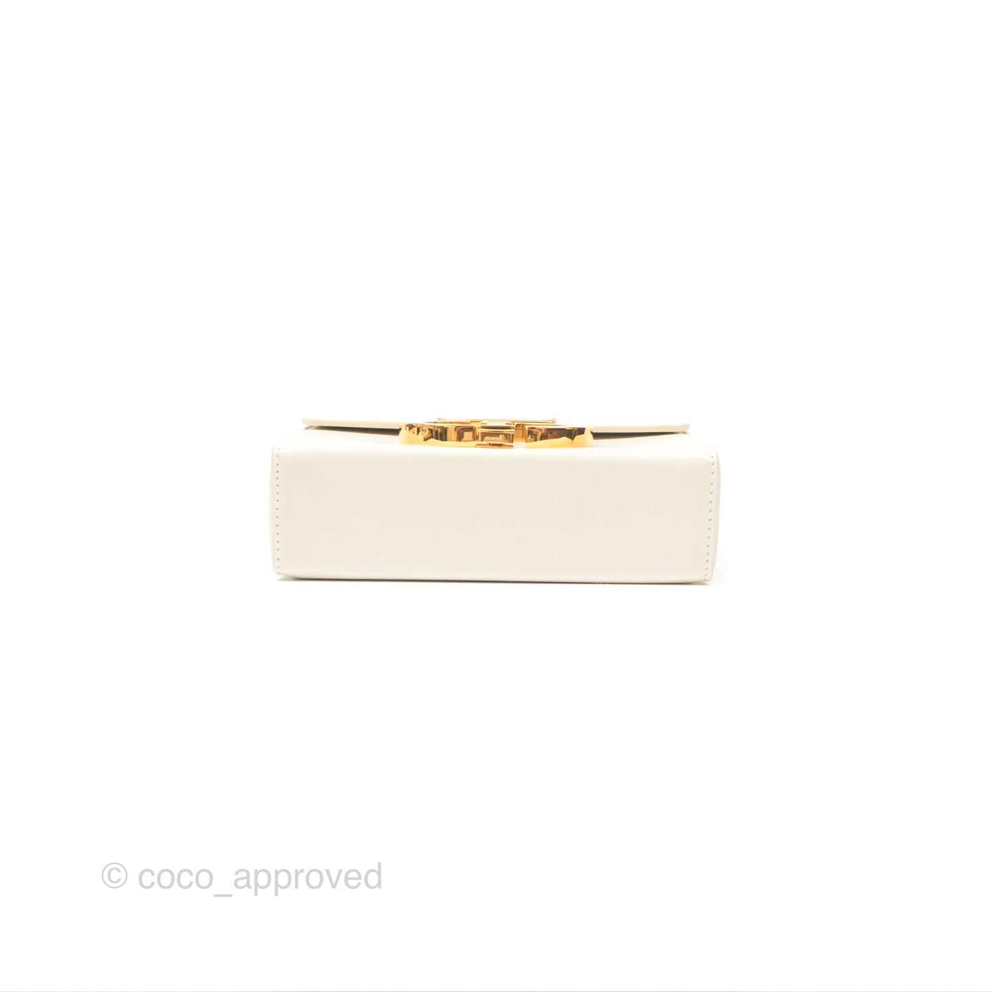 Christian Dior 30 Montaigne Box Bag White Calfskin