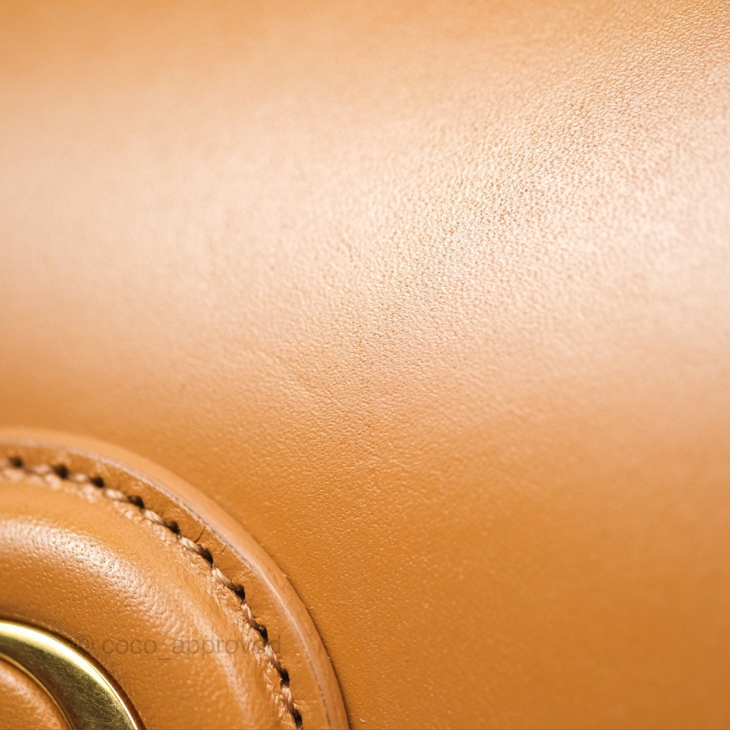 Christian Dior Medium Bobby Bag Camel Calfskin Gold Hardware