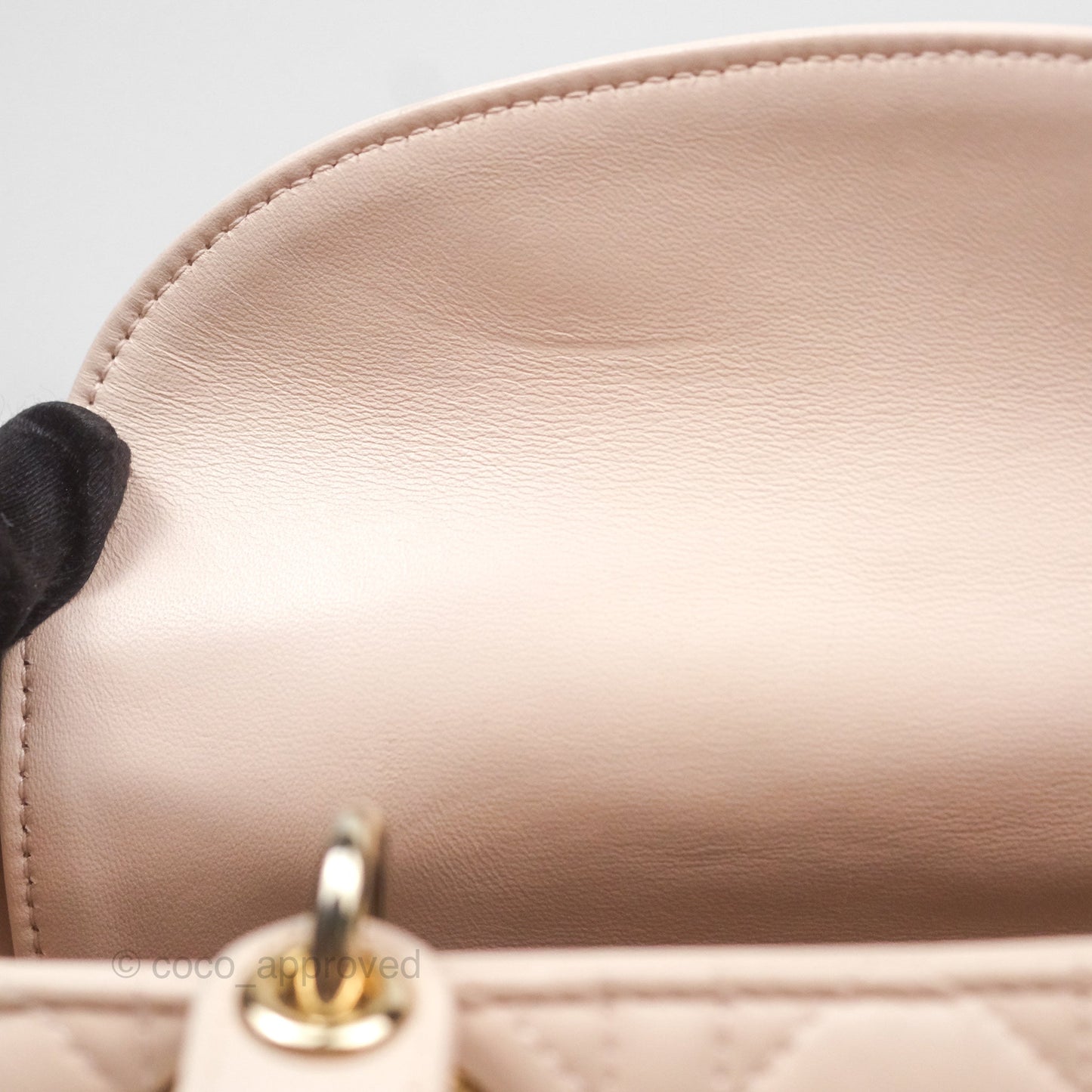 Christian Dior Lambskin My ABCDior Lady Dior Pink Gold Hardware