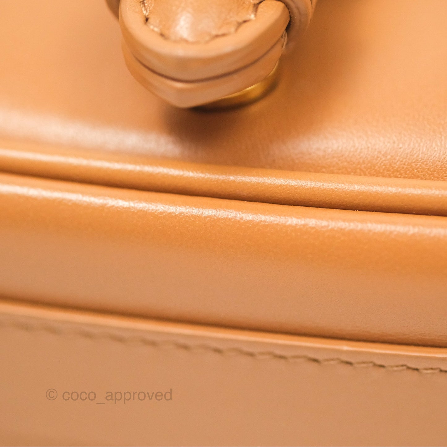 Christian Dior Bobby East-West Bag Calfskin Camel
