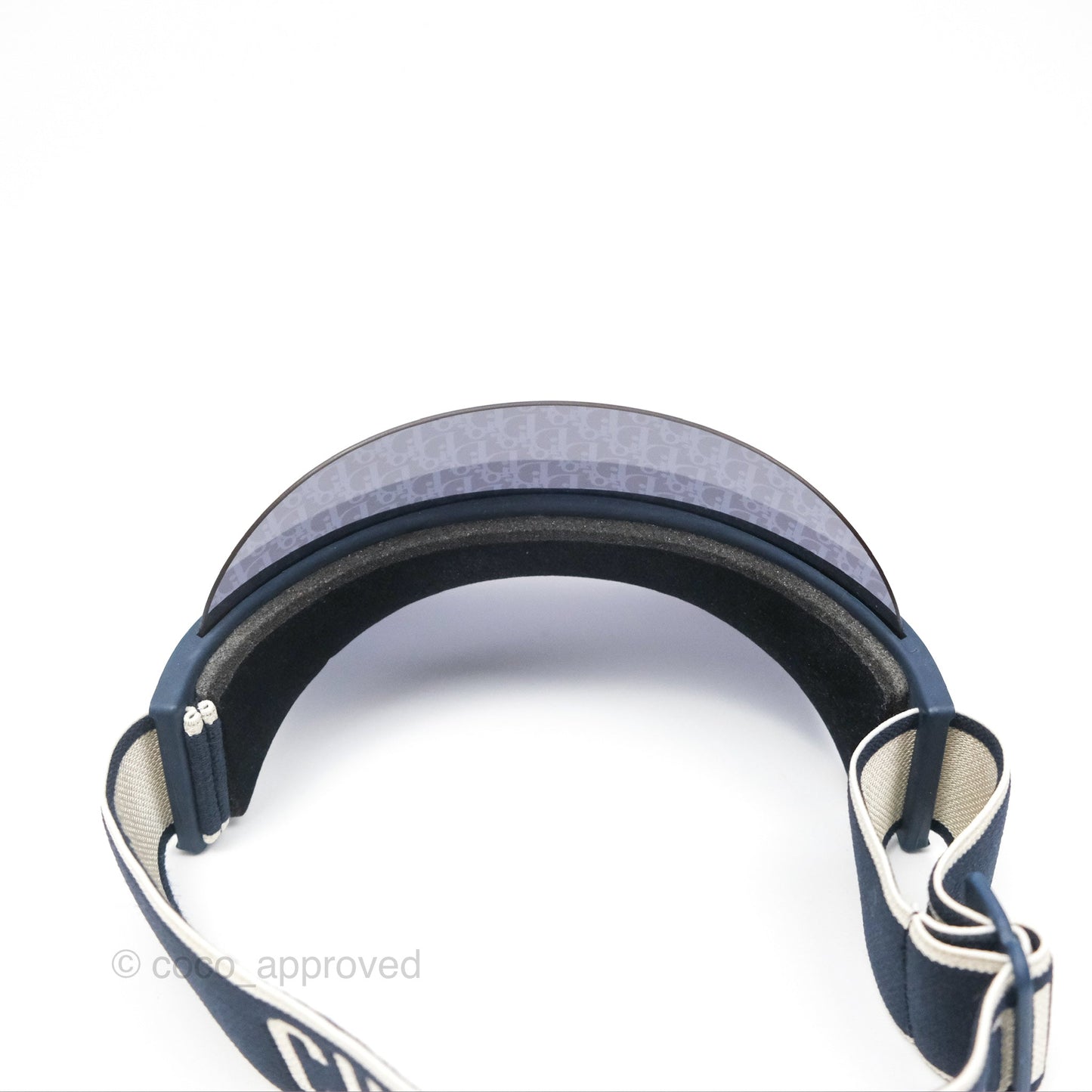 Christian Dior Diorclub V1U Dior Blue Oblique Visor