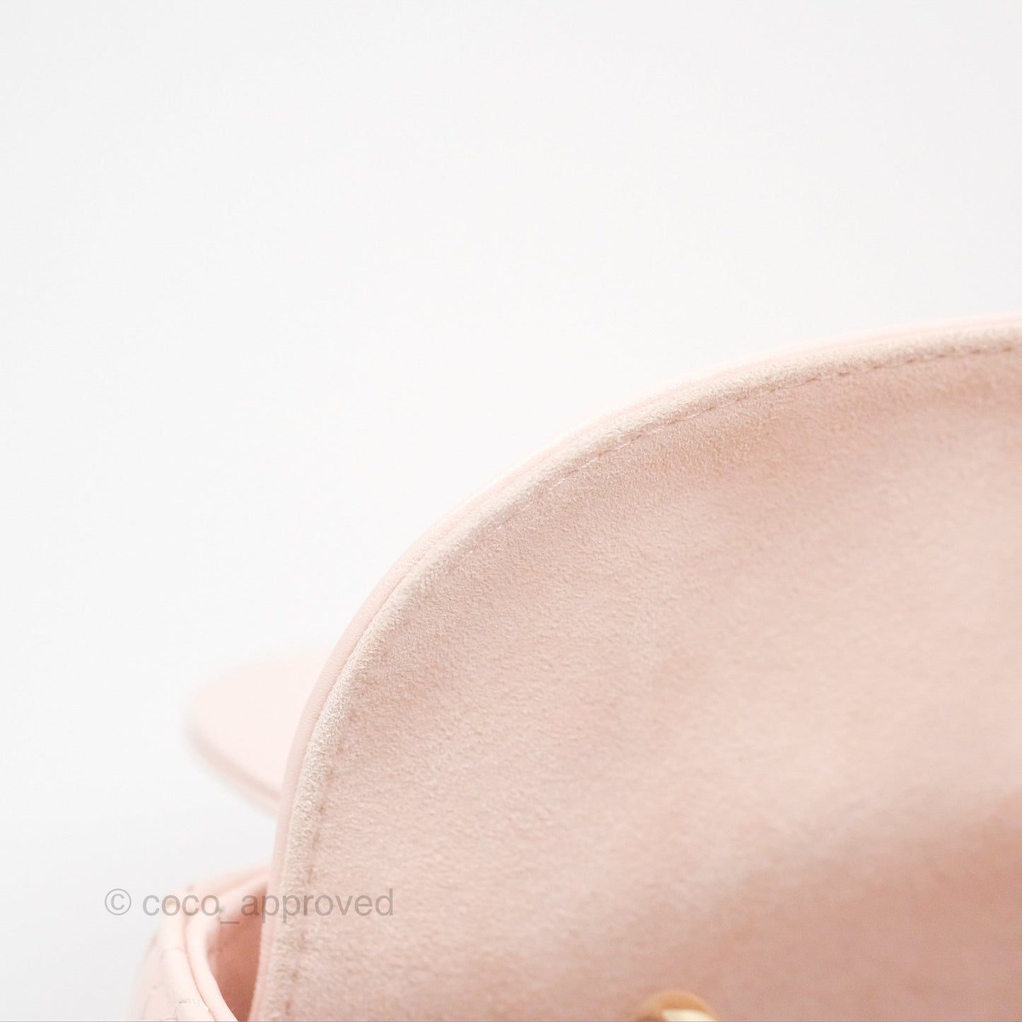 Christian Dior Mini Lady Dior Pink Lambskin Gold Hardware